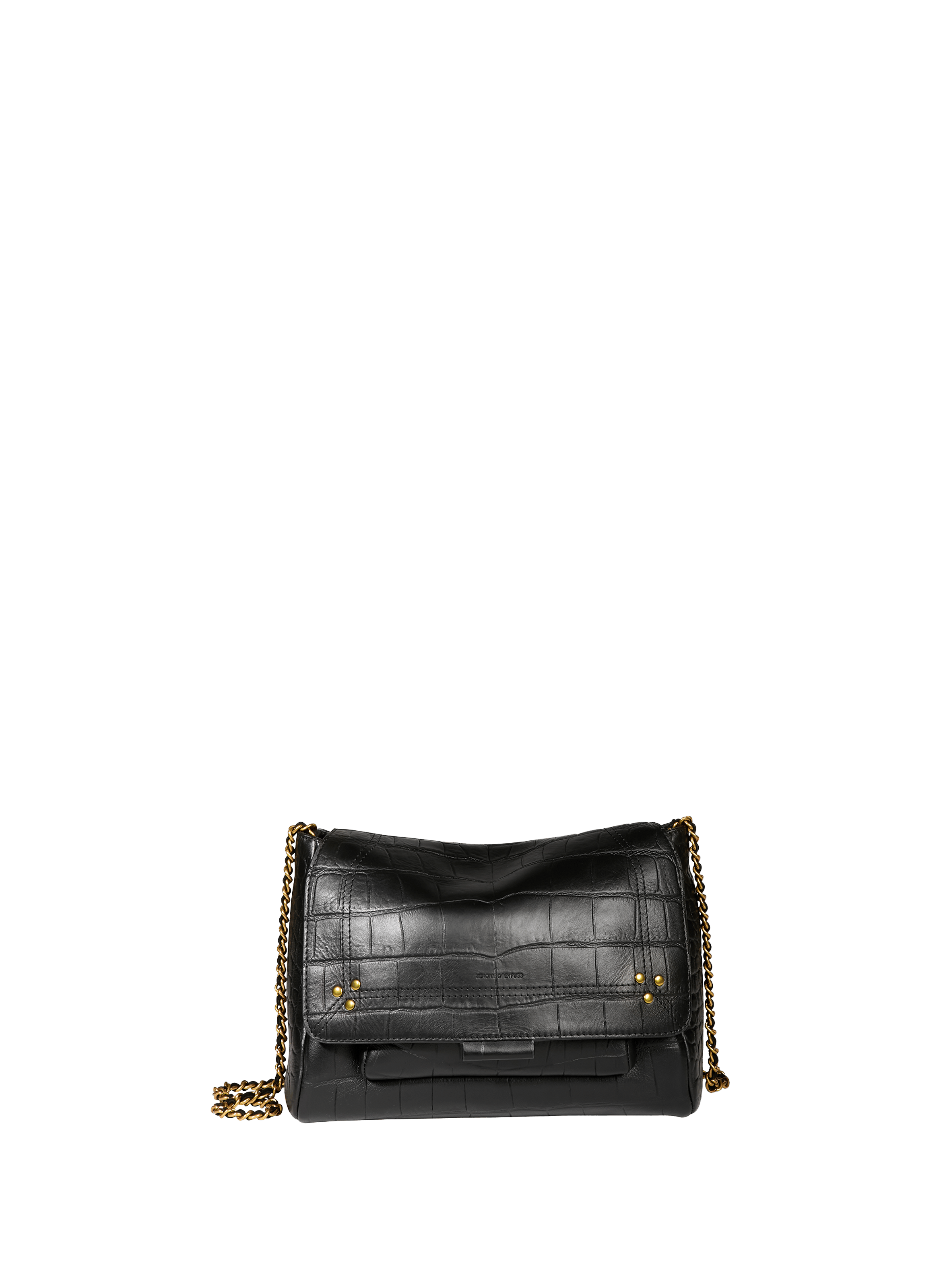 JÉRÔME DREYFUSS Lulu M leather shoulder bag Black