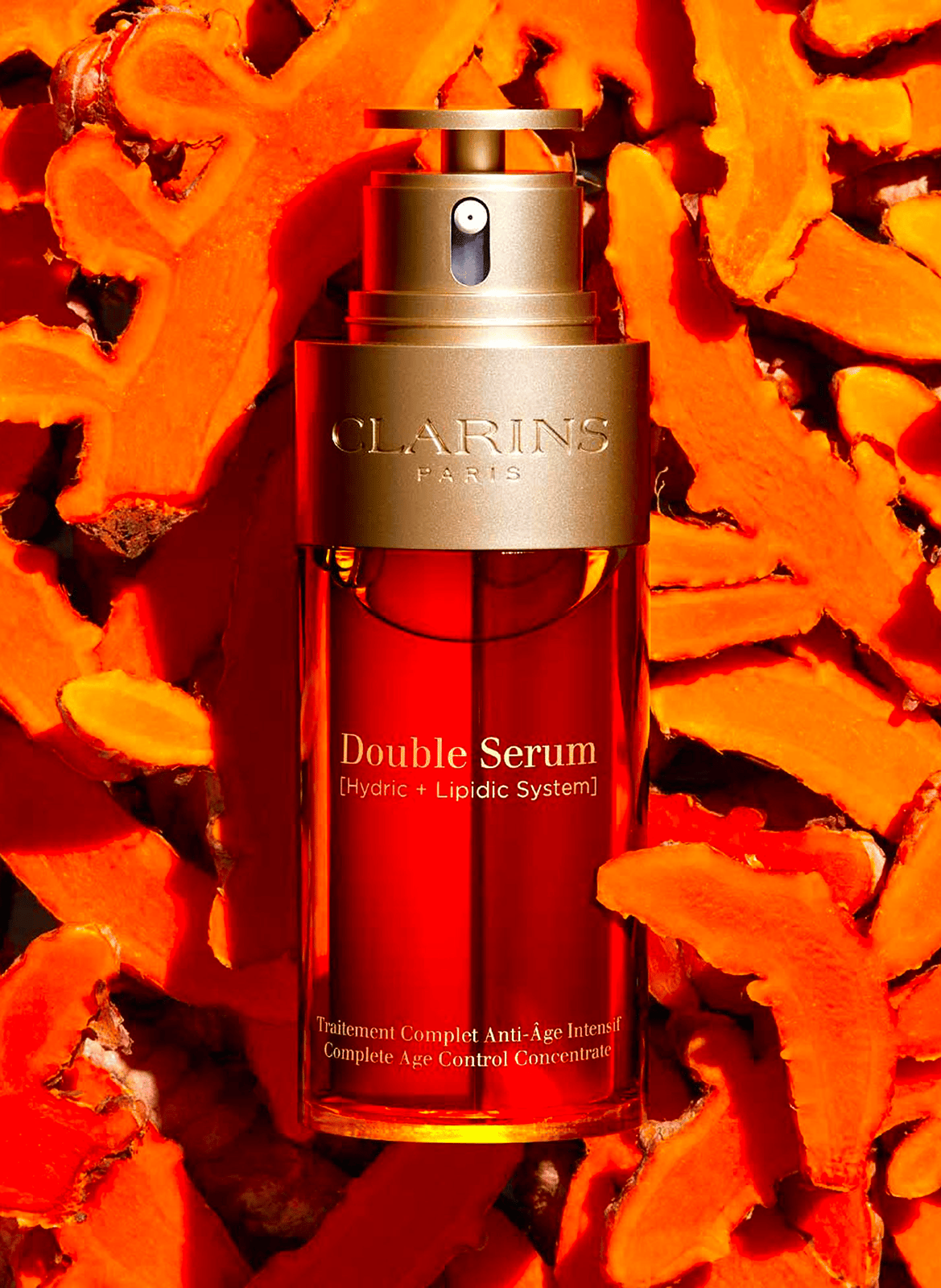 Double Serum intensive anti-ageing concentrate CLARINS No color