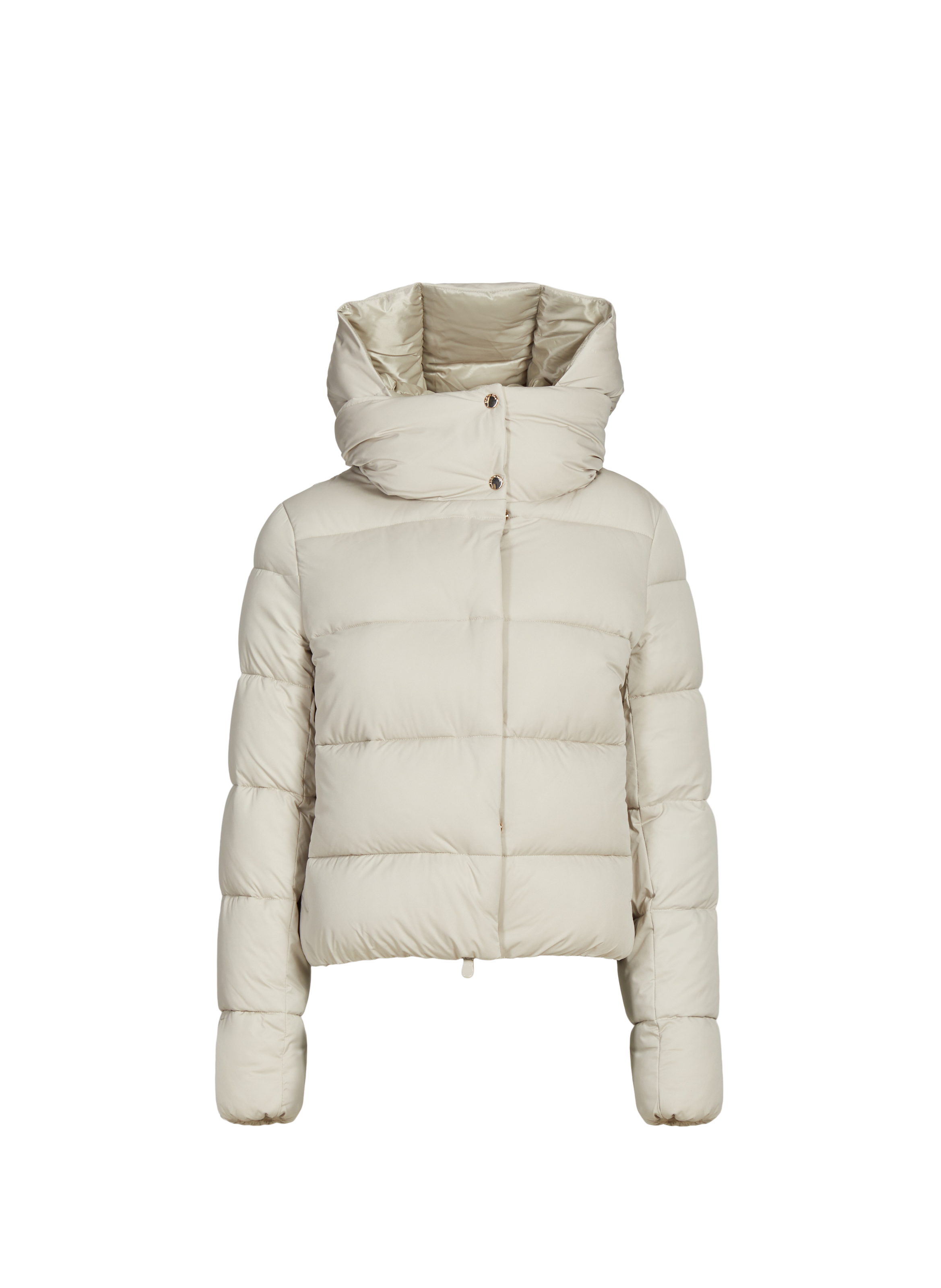 SAVE THE DUCK Quilted jacket with removable hood Beige