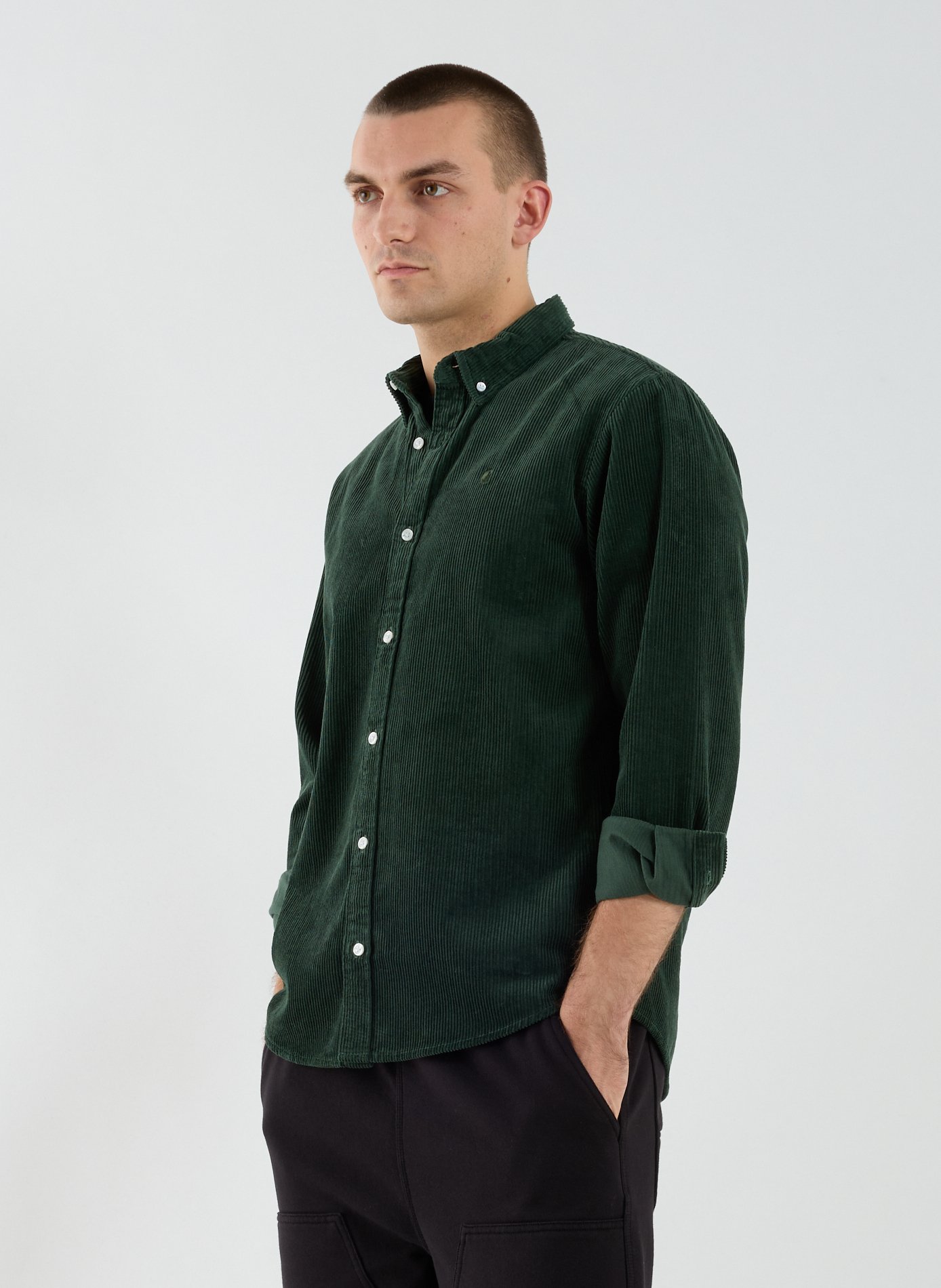 Chemise en velours côtelé CARHARTT WIP Vert