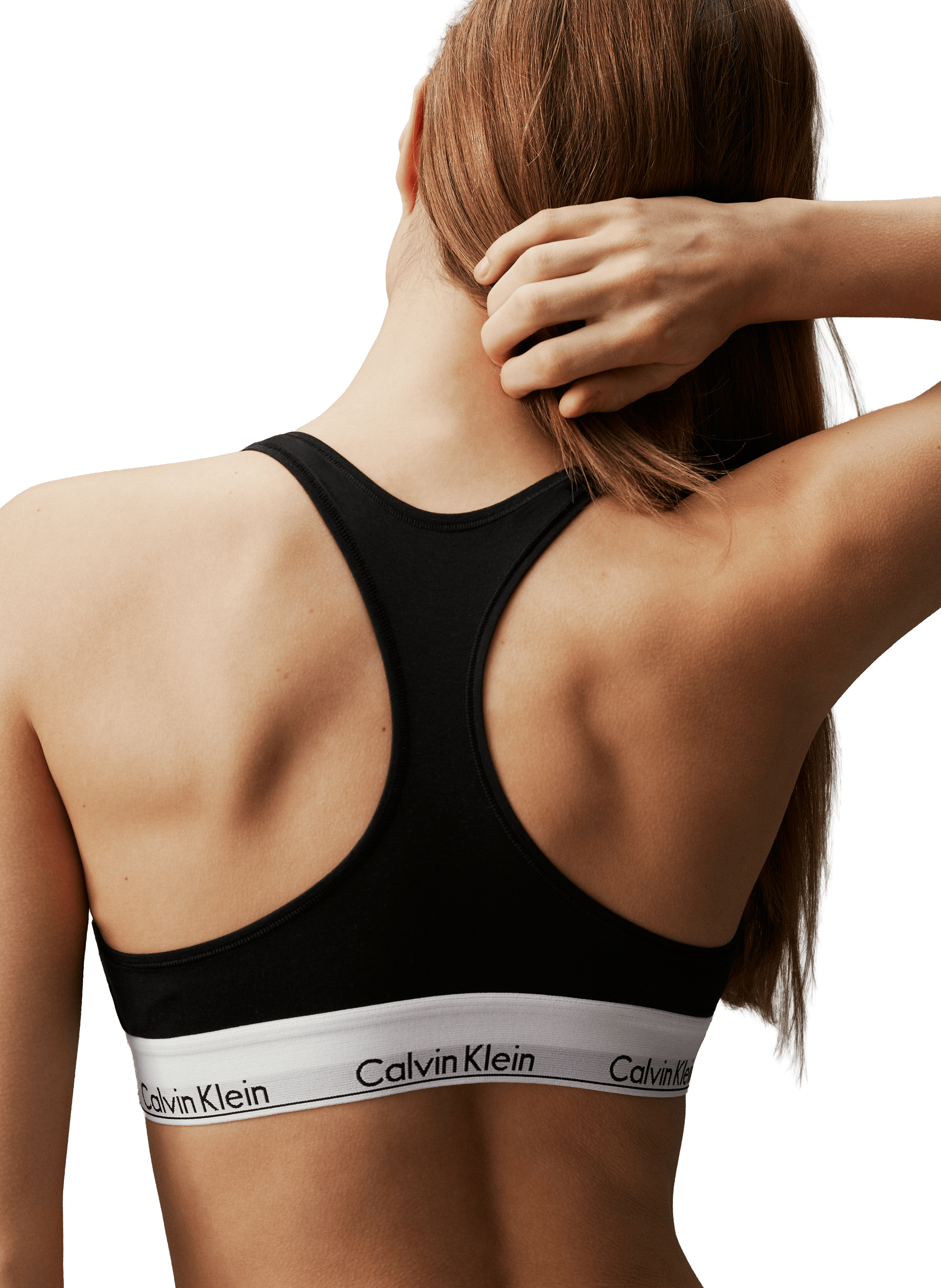 Brassière à logo  CALVIN KLEIN Noir