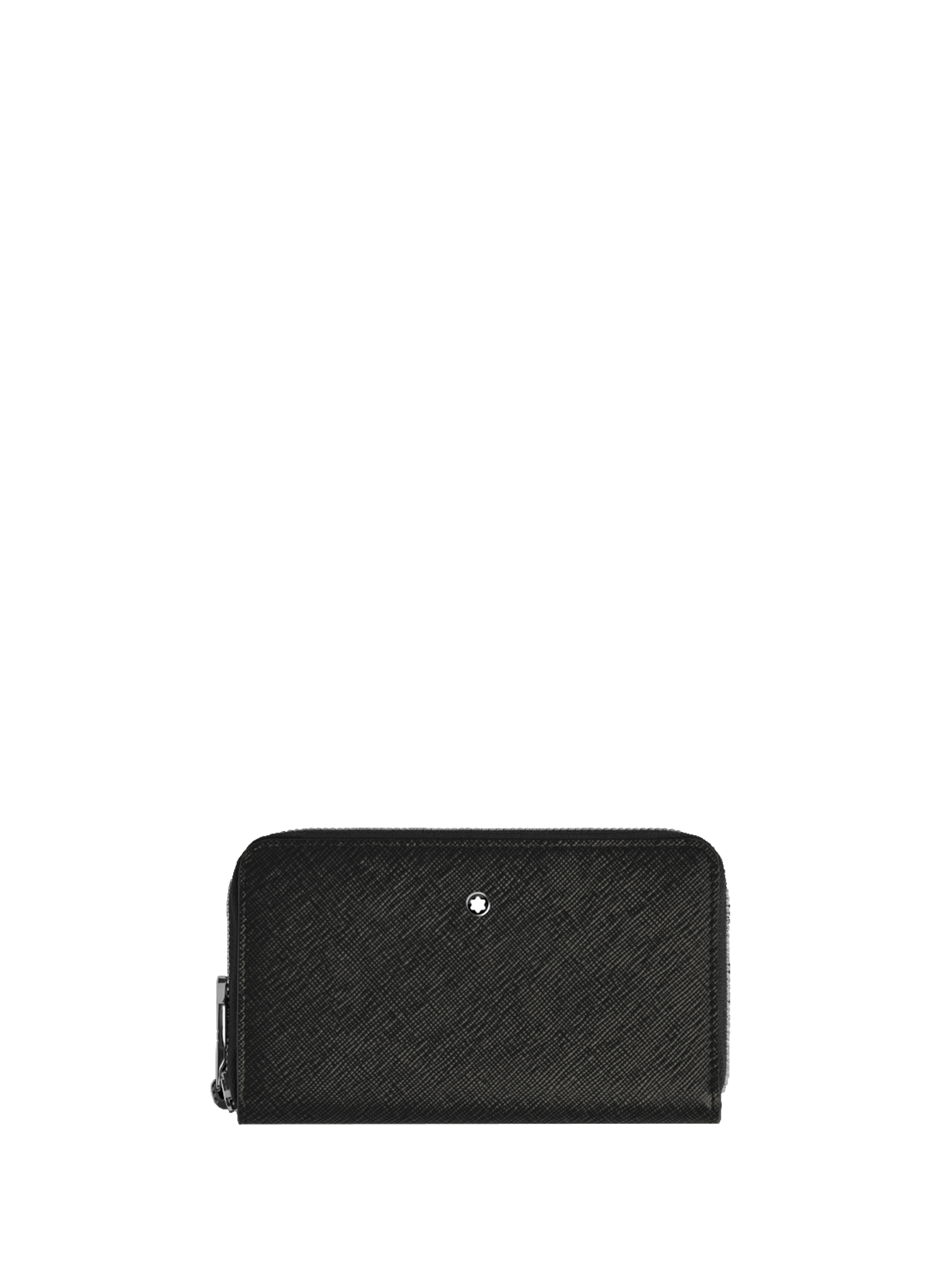 Textured leather wallet MONTBLANC Black
