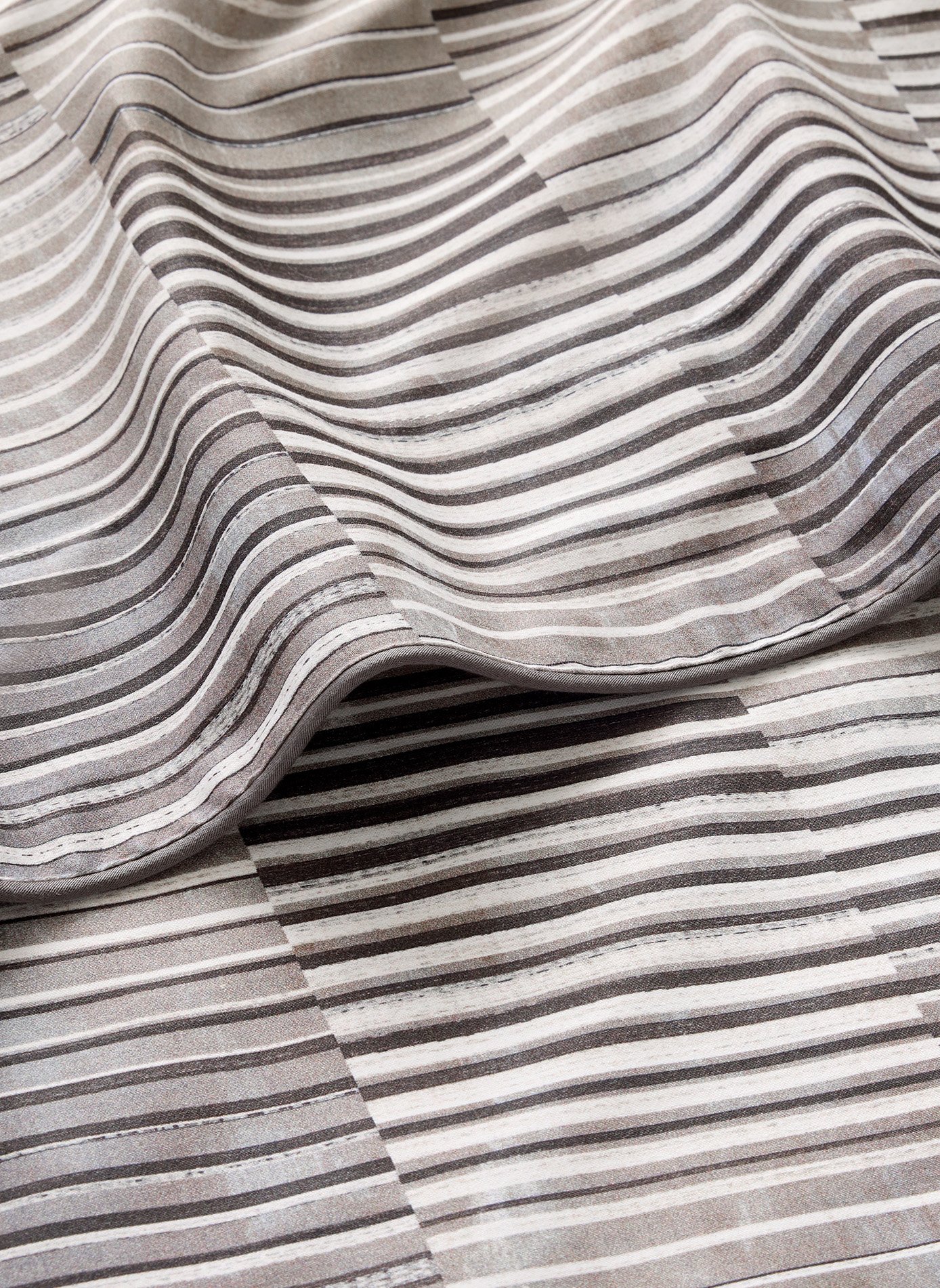 DRAP PLAT Reflet ANNE DE SOLENE Gris