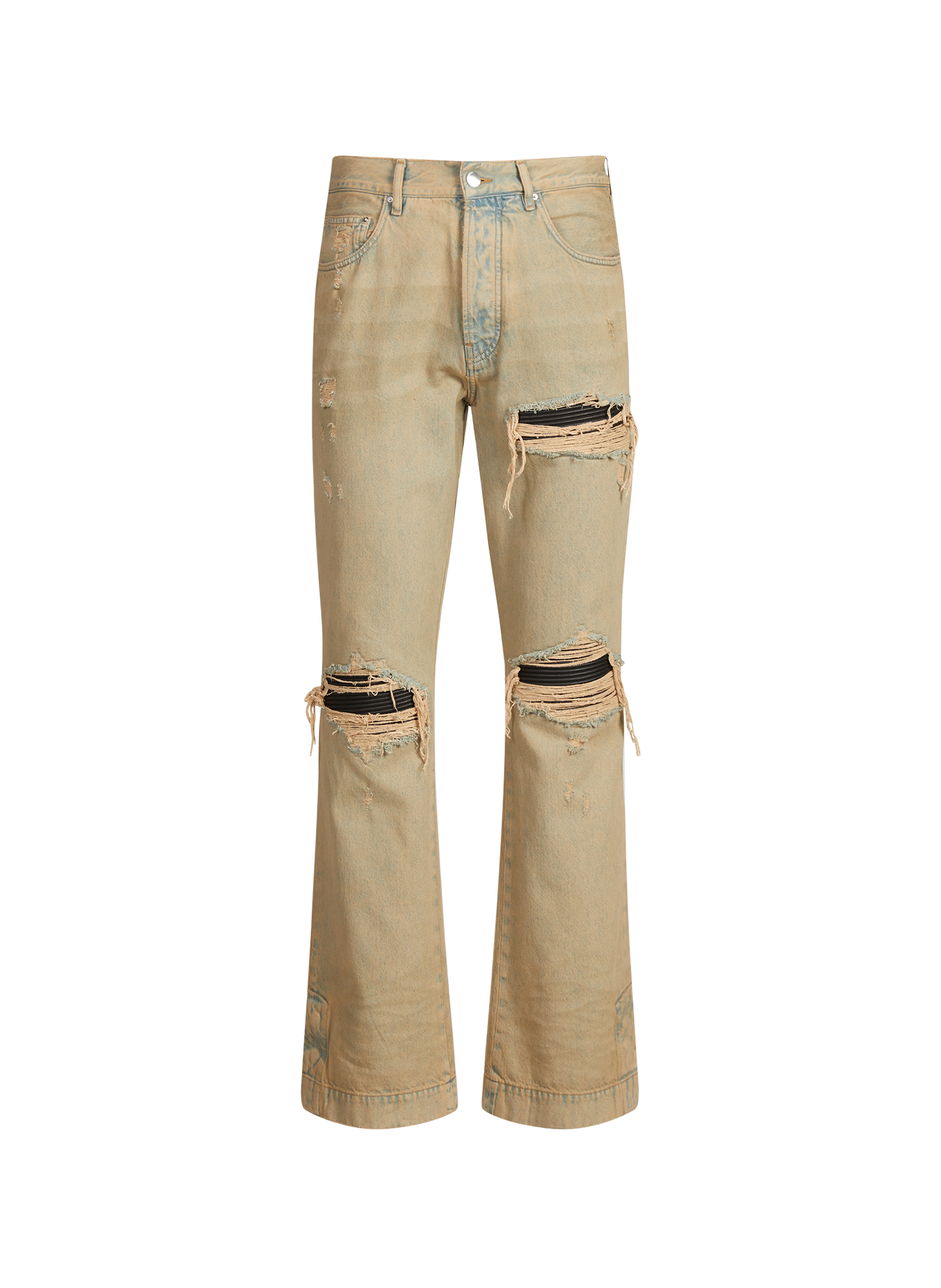 Ripped cotton jeans AMIRI Blue