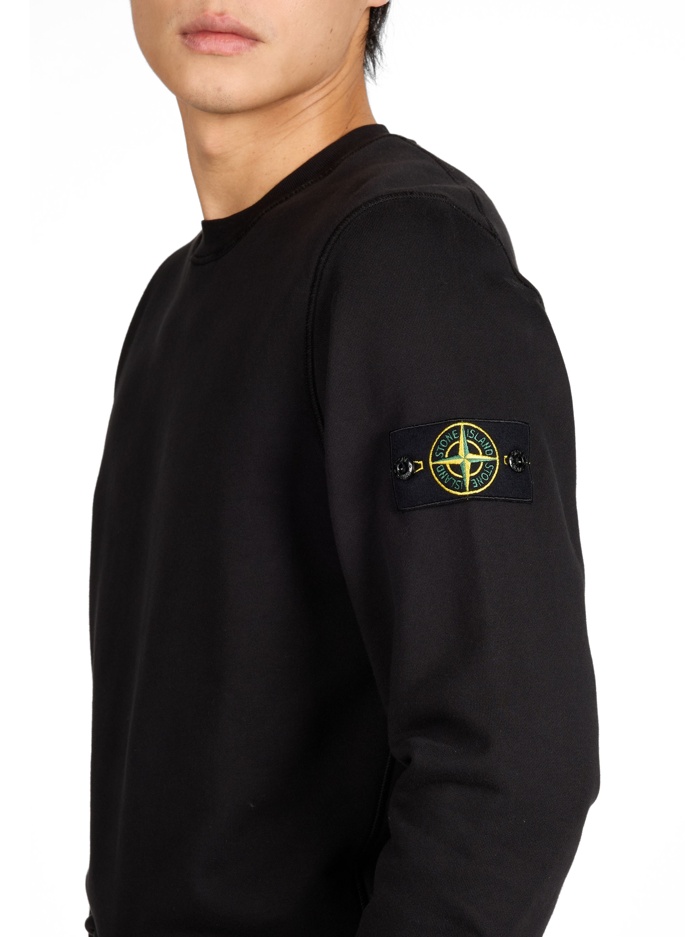 Cotton sweatshirt STONE ISLAND Black