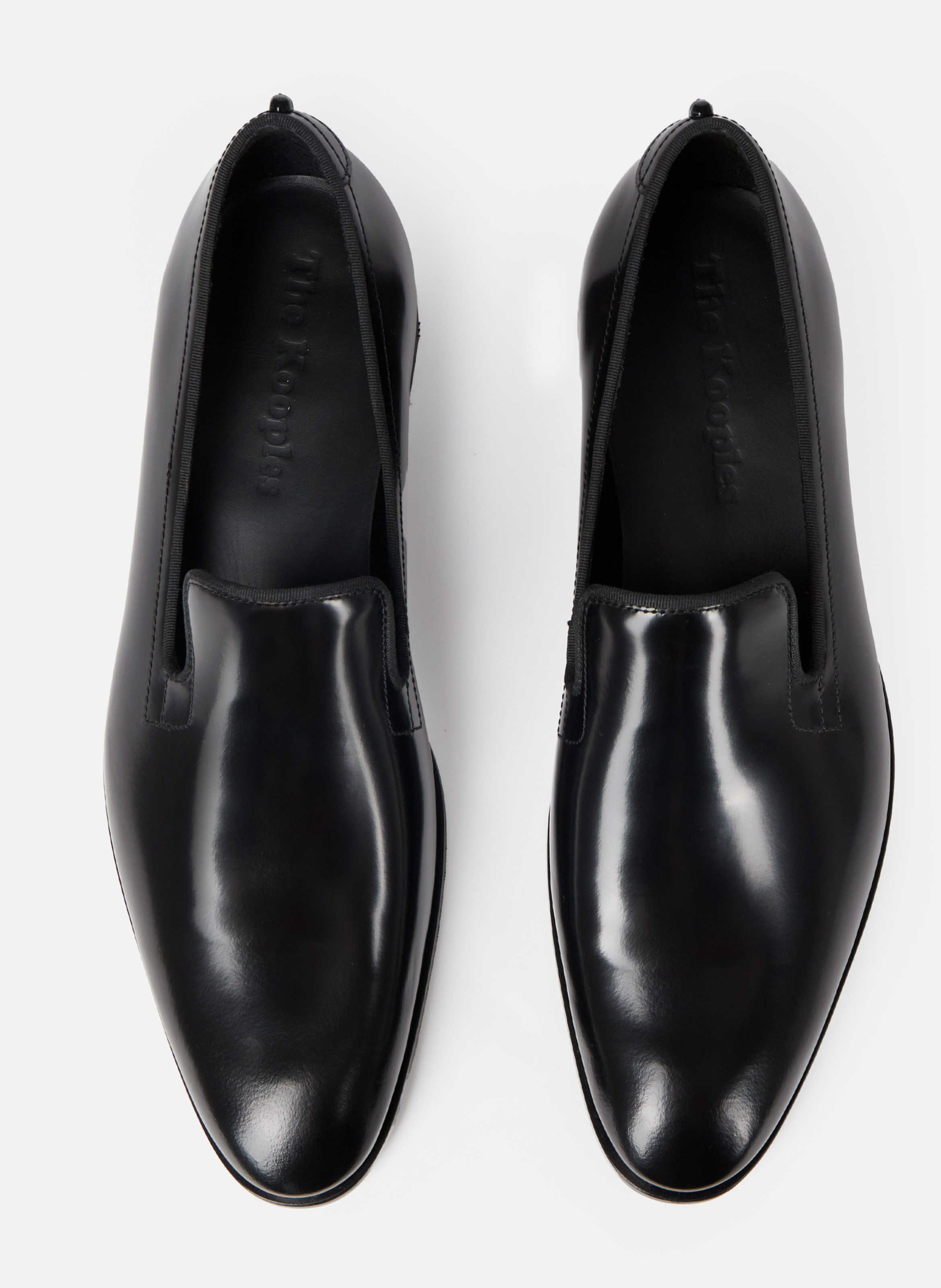 Mocassins en cuir brillant THE KOOPLES Noir
