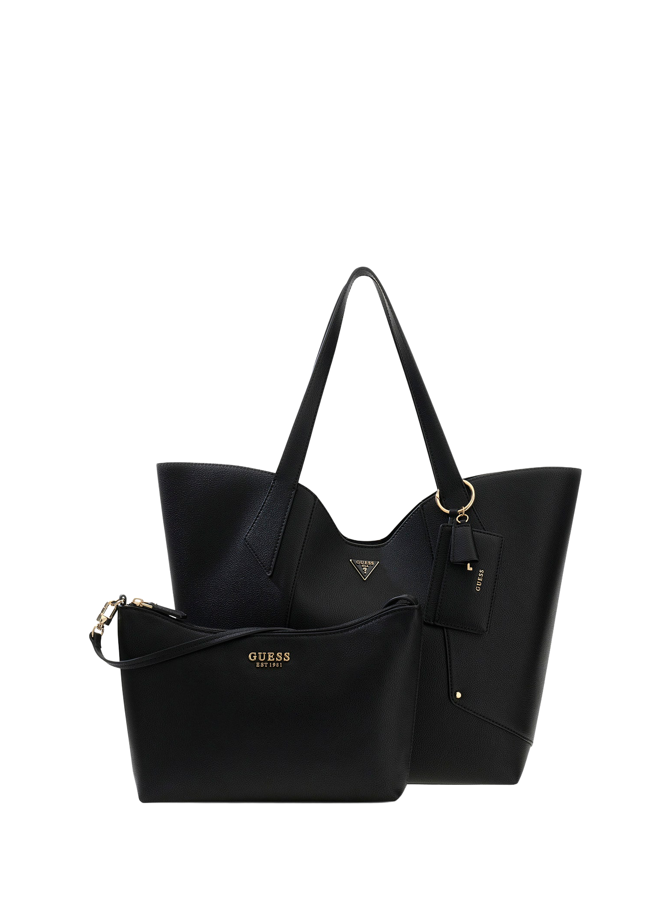 Darcy logo shopping bag GUESS Black