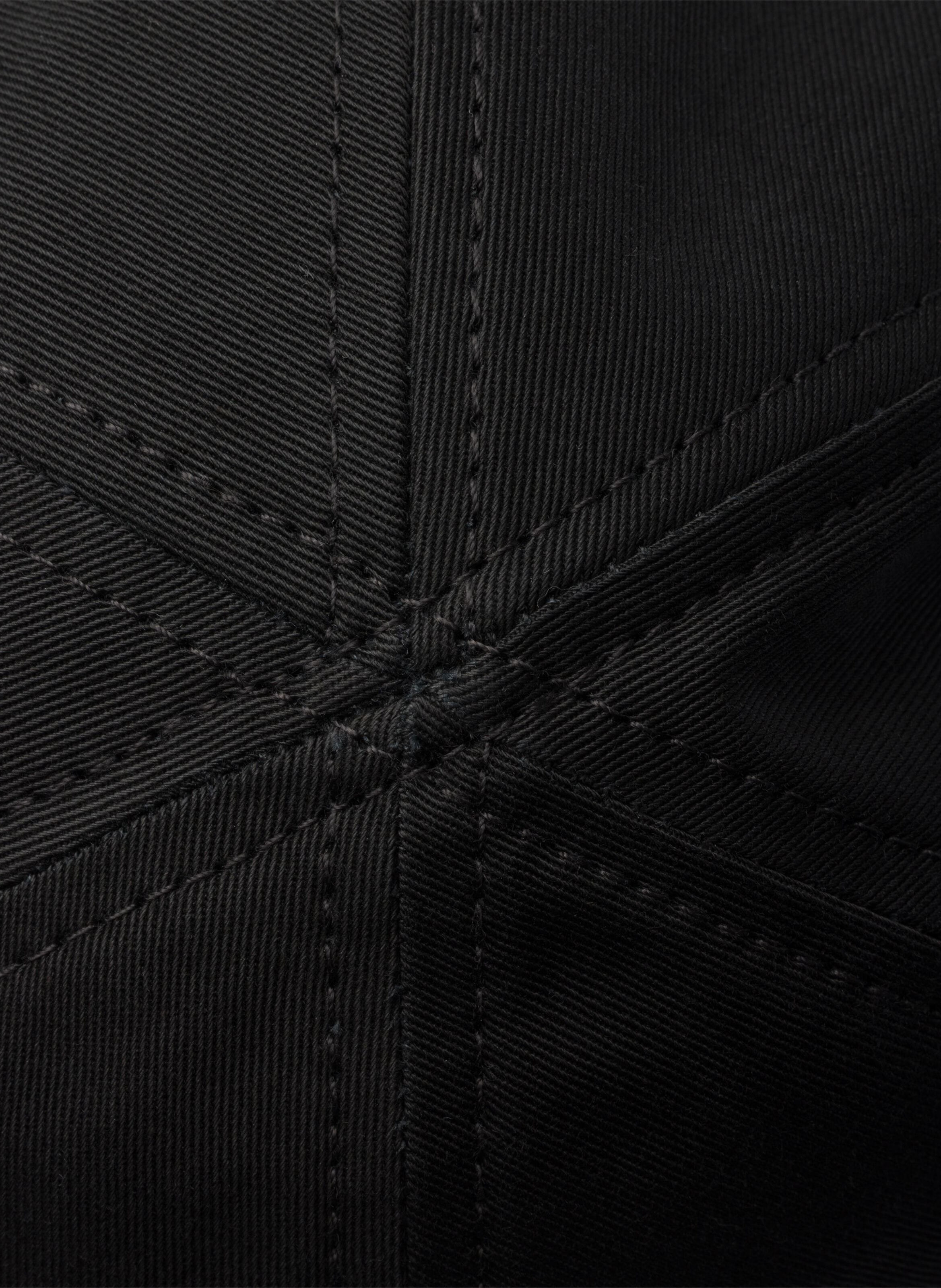 Casquette de baseball en coton PRADA Noir