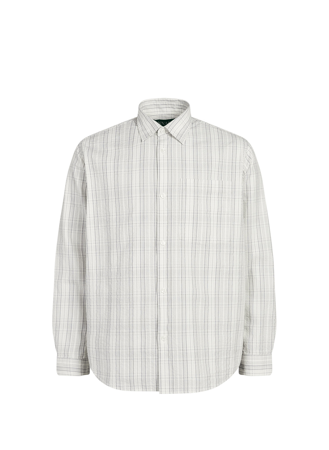 Long-sleeved striped cotton shirt ANNARR Beige