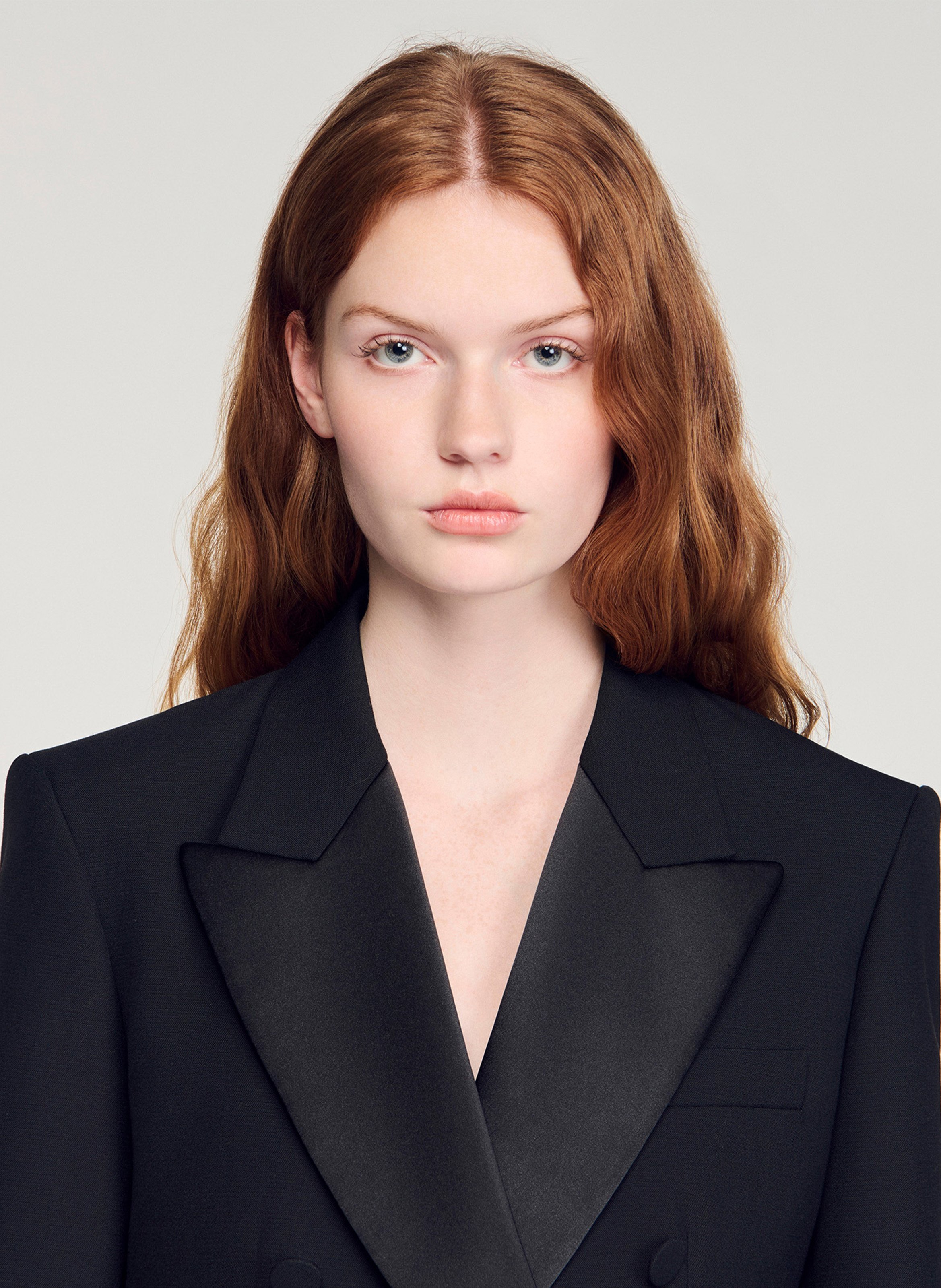 Veste de smocking cintrée SANDRO Noir