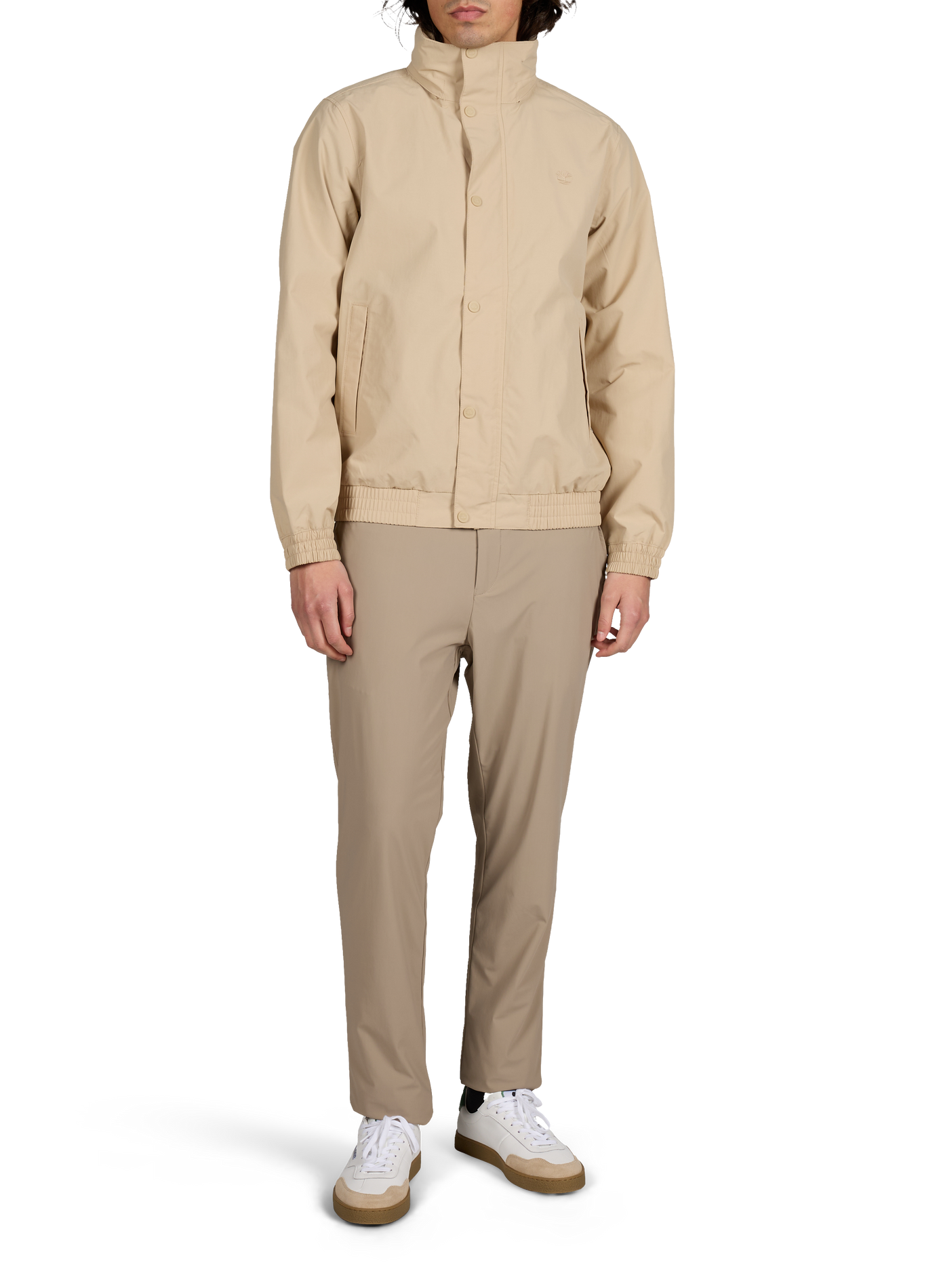 Blouson droit à col montant TIMBERLAND Beige