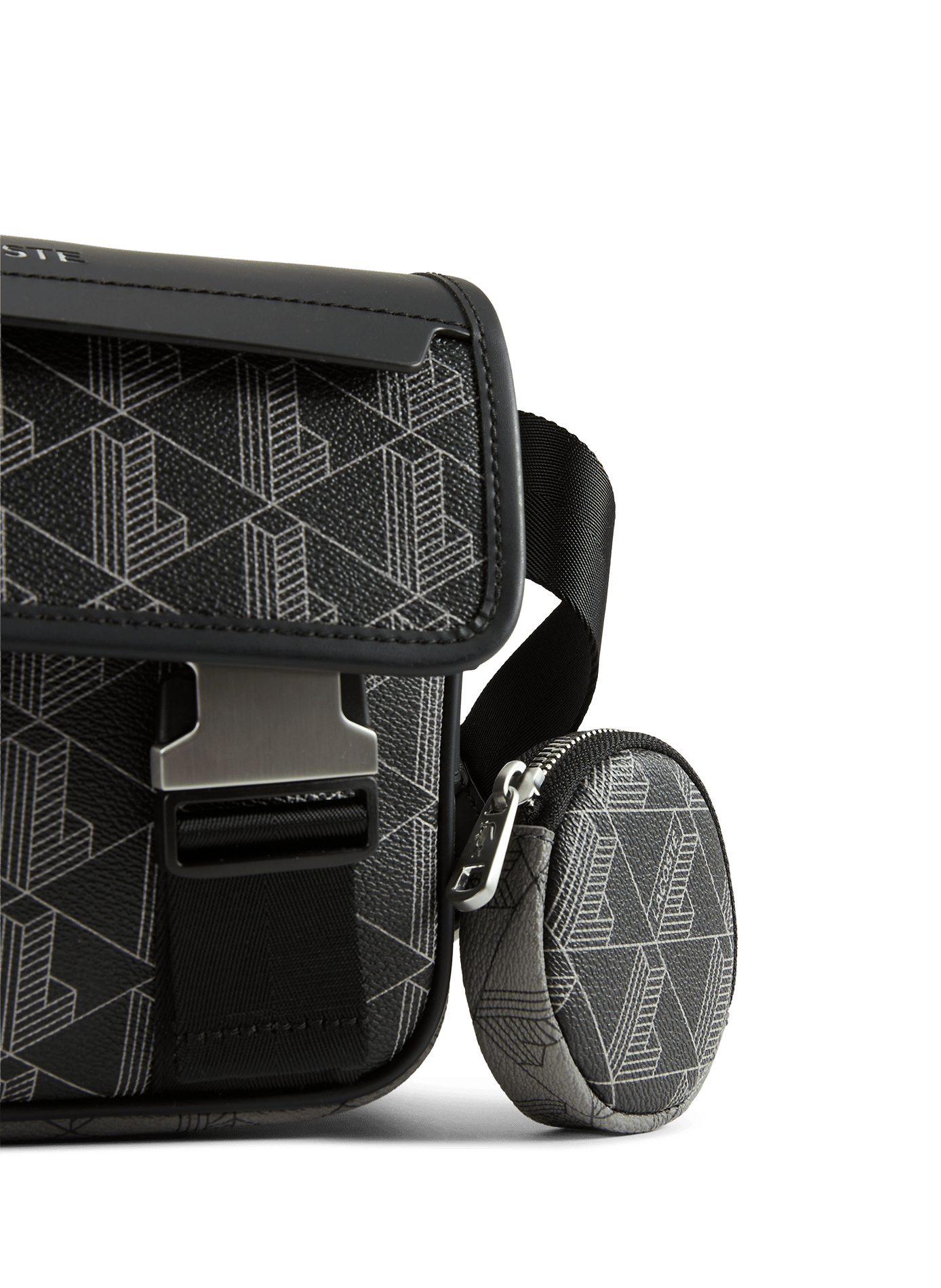 The Blend printed messenger bag LACOSTE Grey