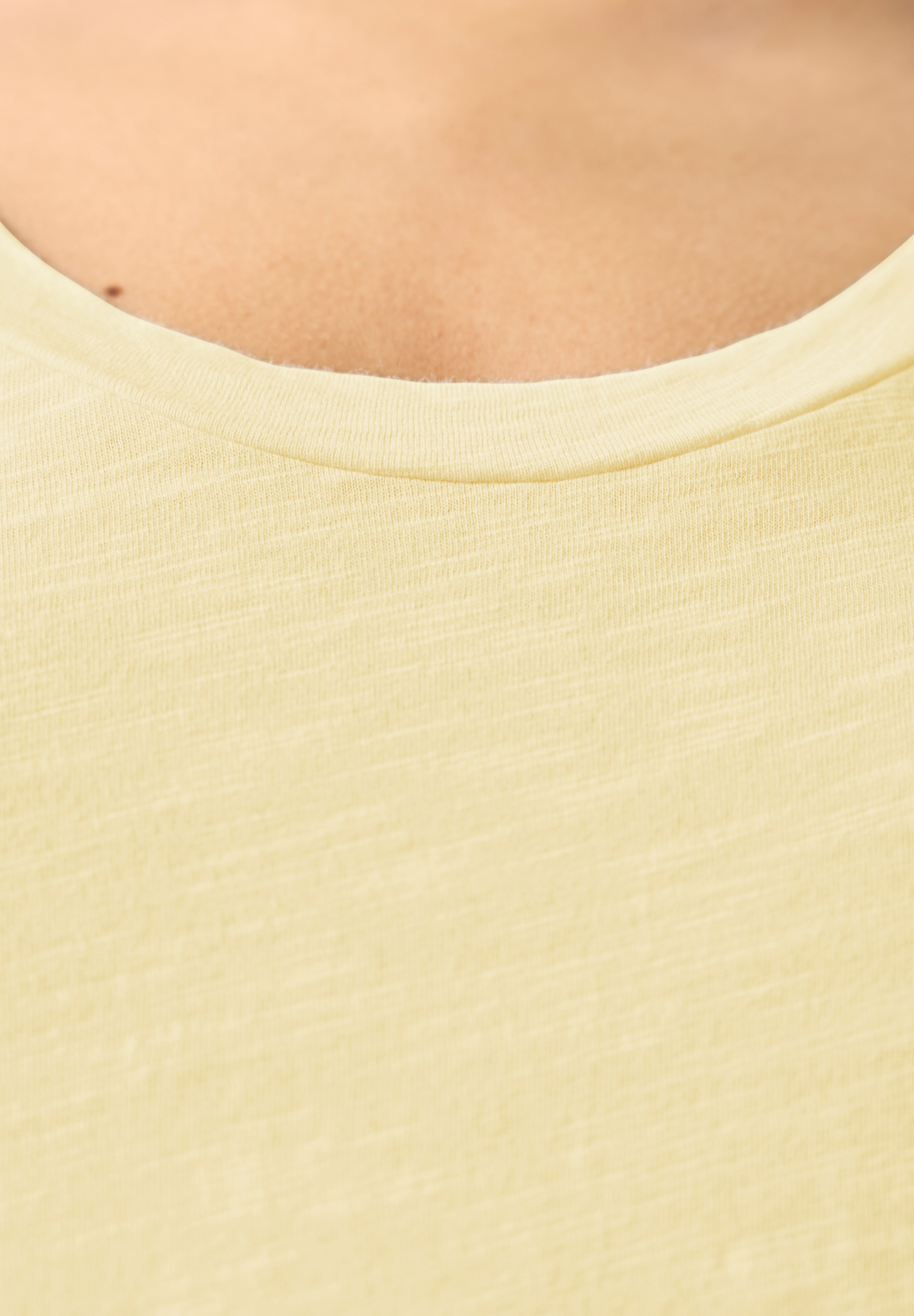 Tee-shirt col rond en coton mélangé jacksonville Jaune