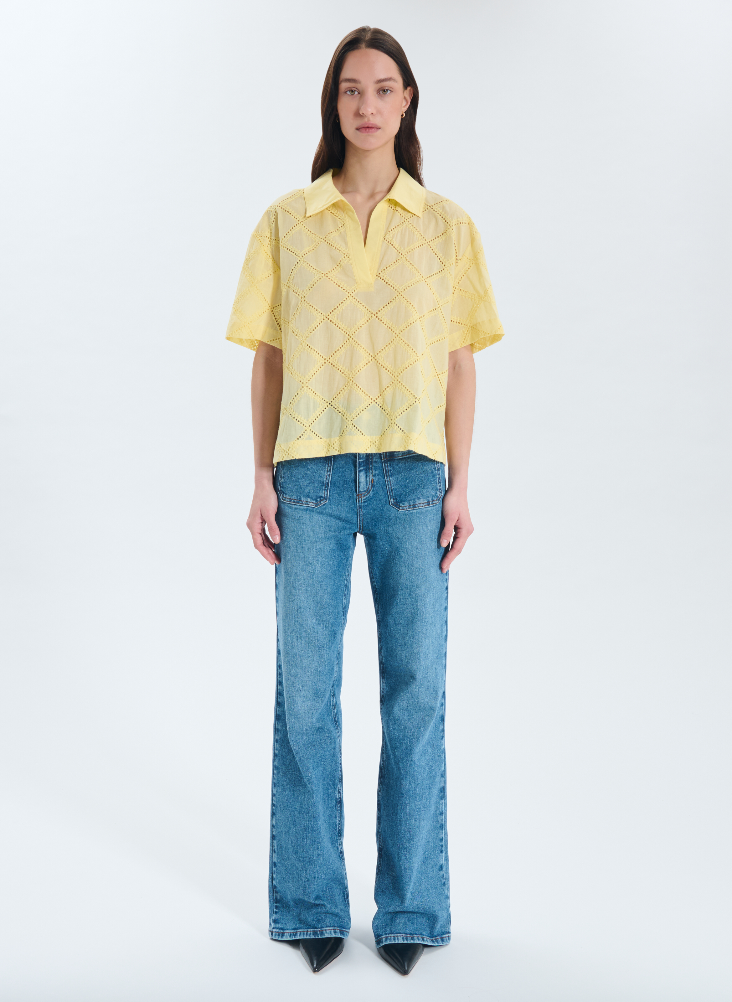 Chemise  teyma ZAPA Jaune