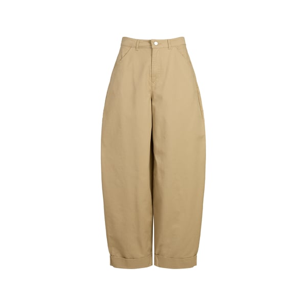 Pantalon cargo uni en coton Pantalon cargo uni en coton