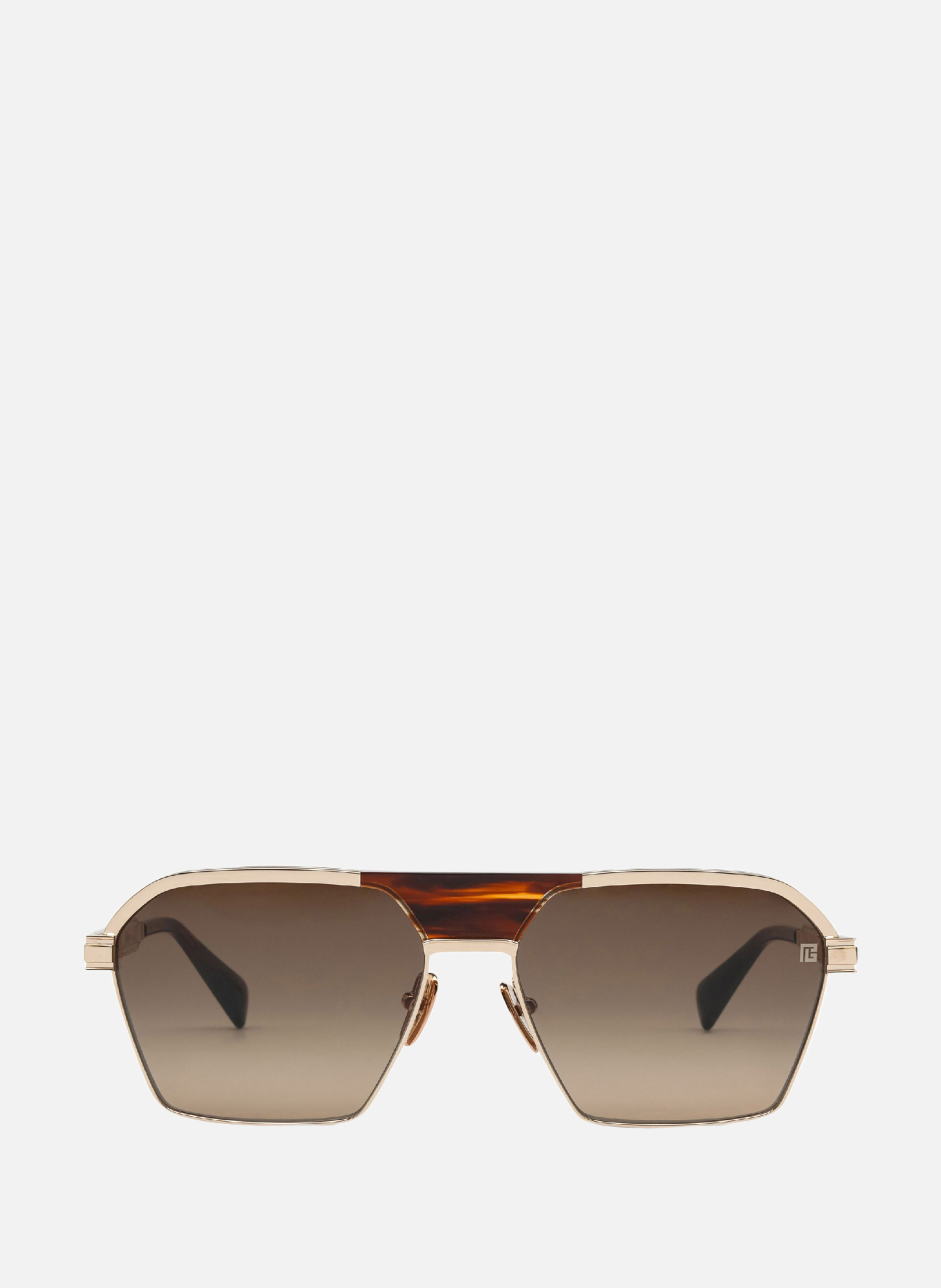 Lunettes de soleil sergeant BALMAIN Marron