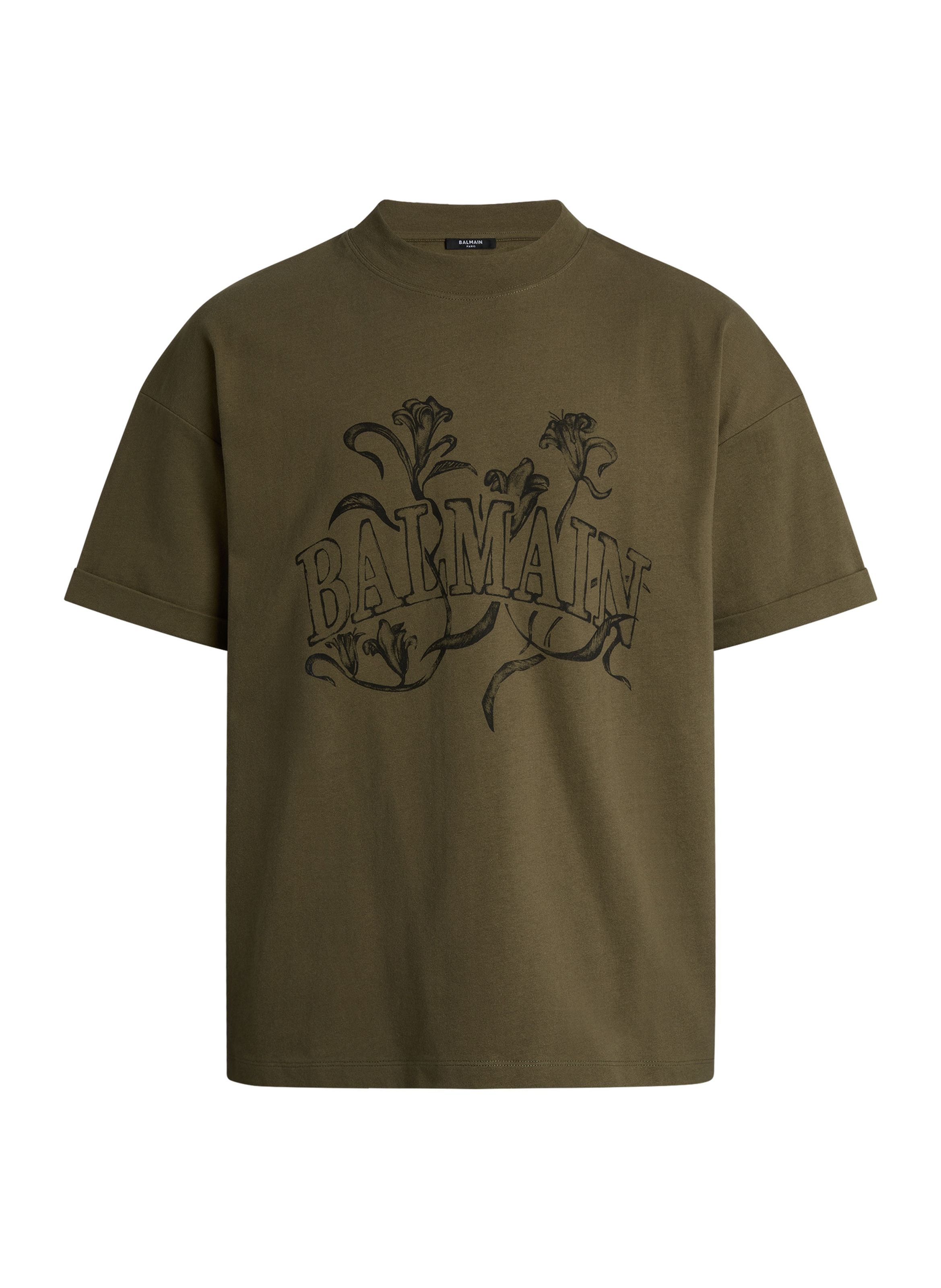 T-shirt balmain bloom imprimé BALMAIN Vert