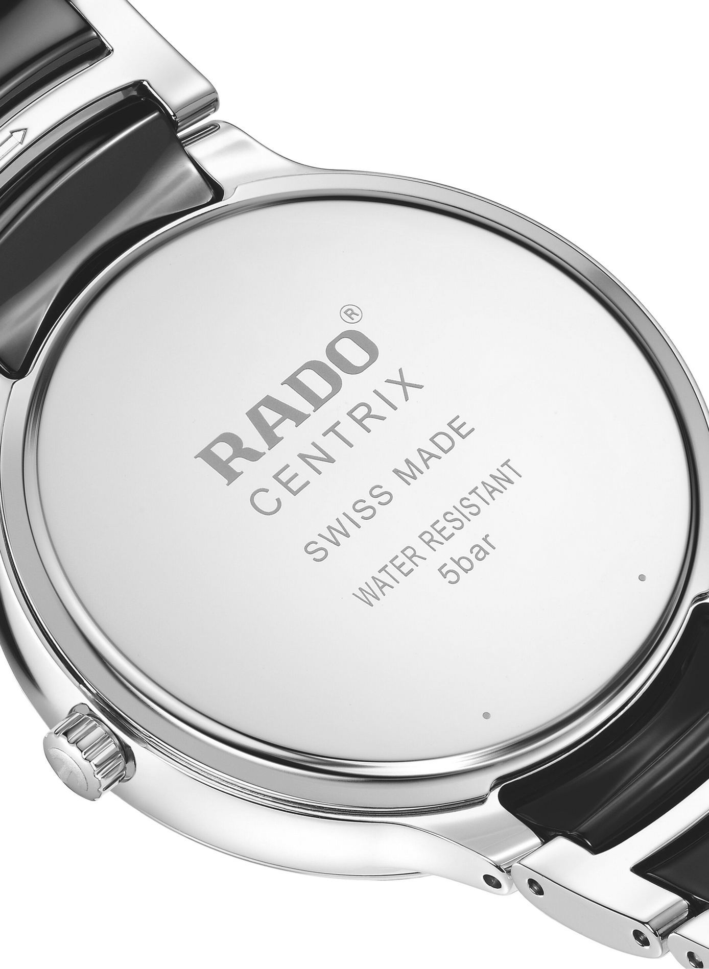 Montre Centrix Quartz Diamonds en céramique RADO Noir