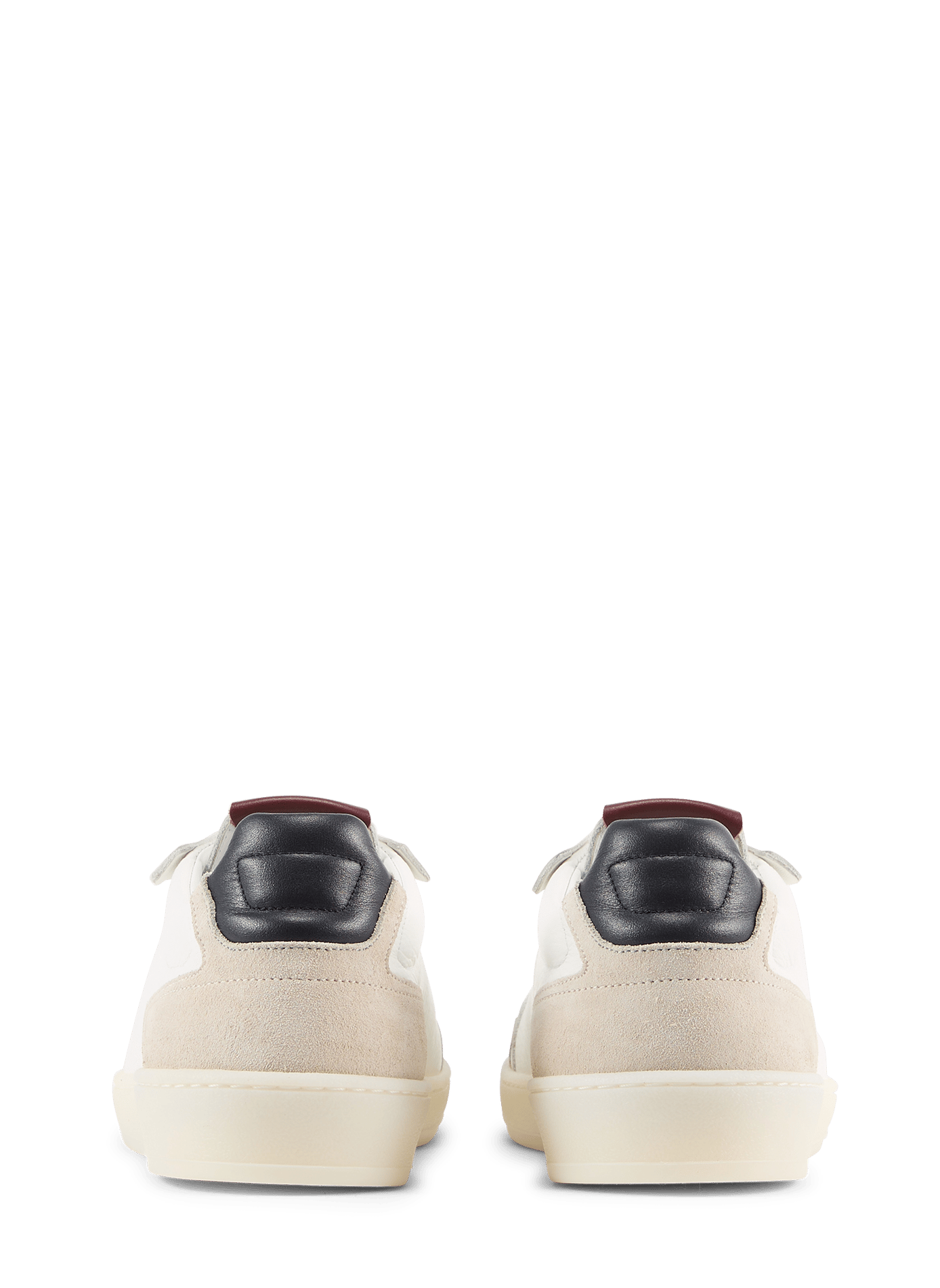 Baskets en cuir grainé ZESPA Blanc