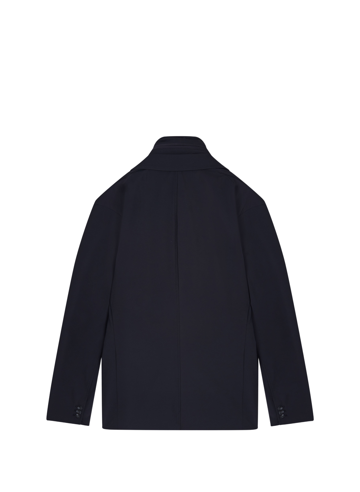 Solid straight blazer EMPORIO ARMANI Blue
