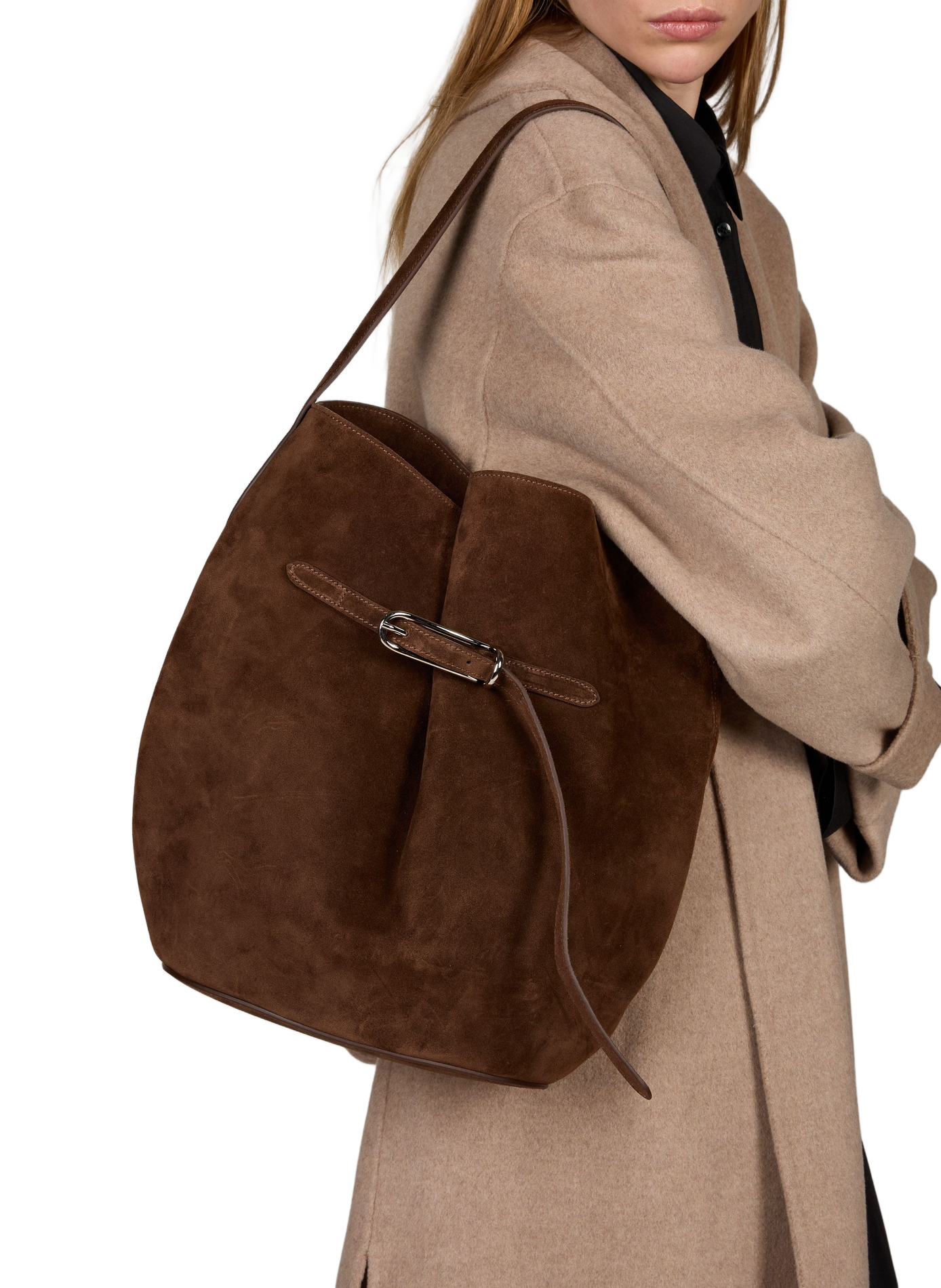 Sac porté épaule en cuir LIFFNER Marron