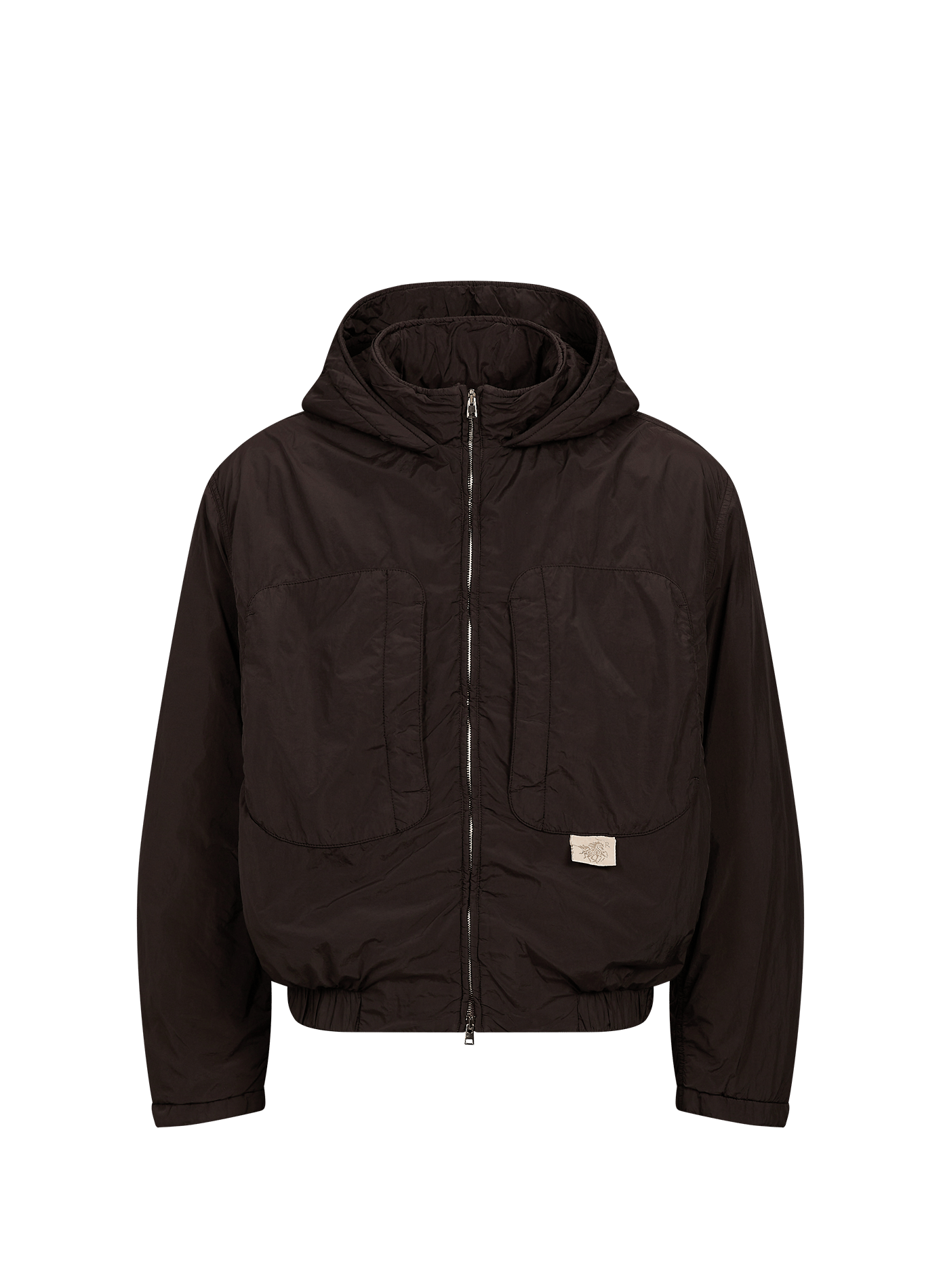 Straight-fit jacket with hood  RANRA Black