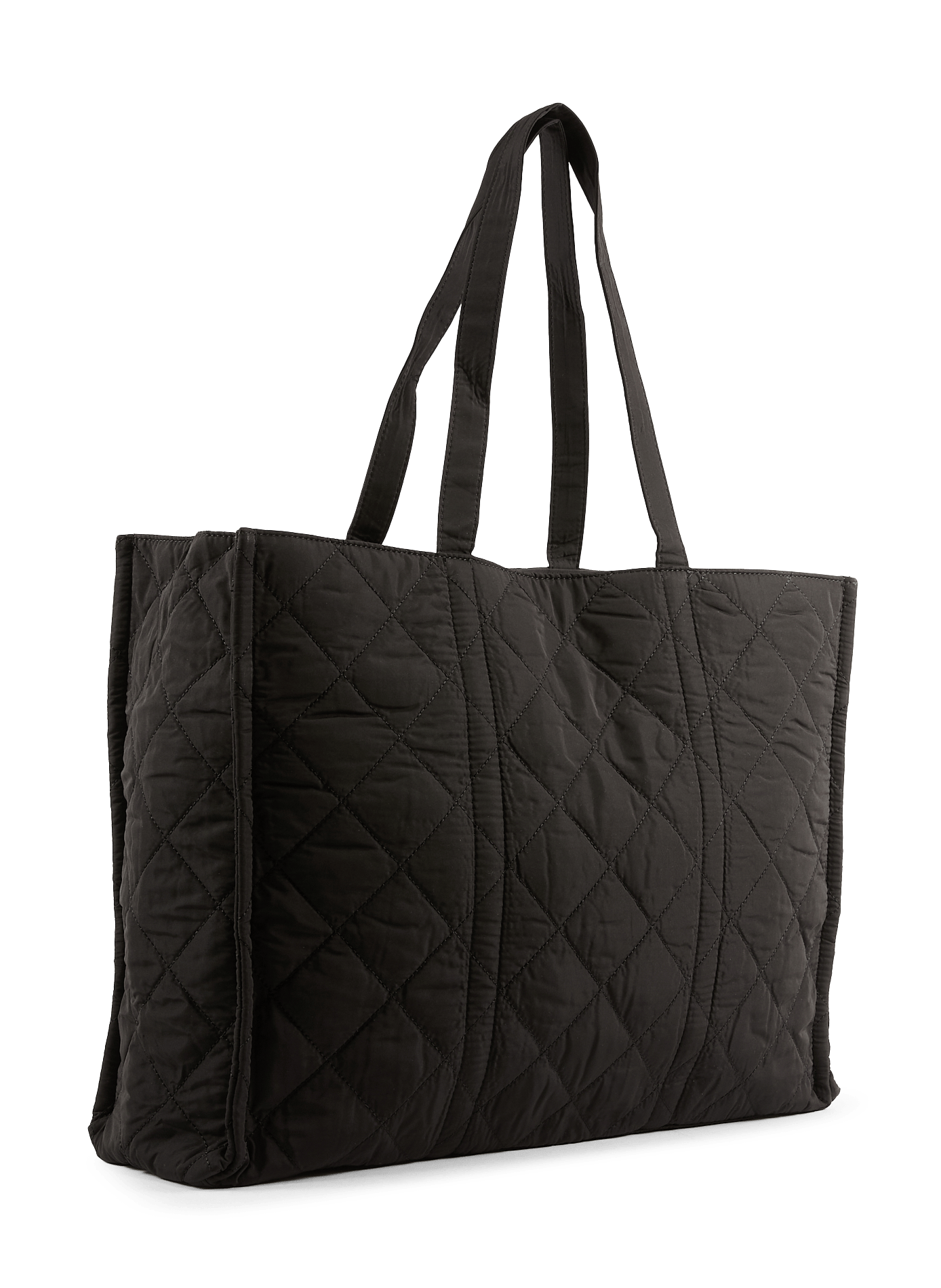 Padded tote bag  AU PRINTEMPS PARIS Black