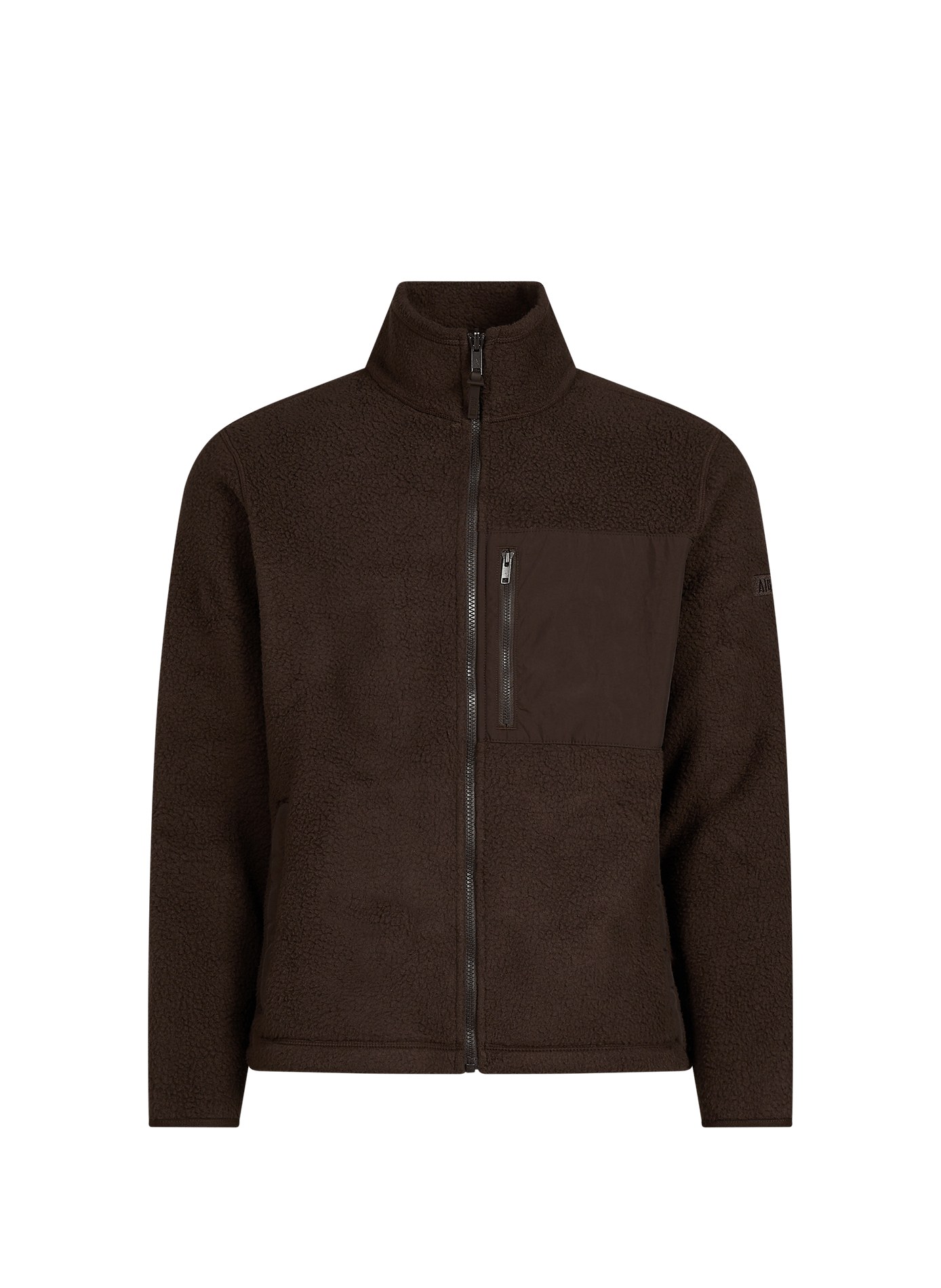 Chaqueta polar recta con cuello alto AIGLE Marrón