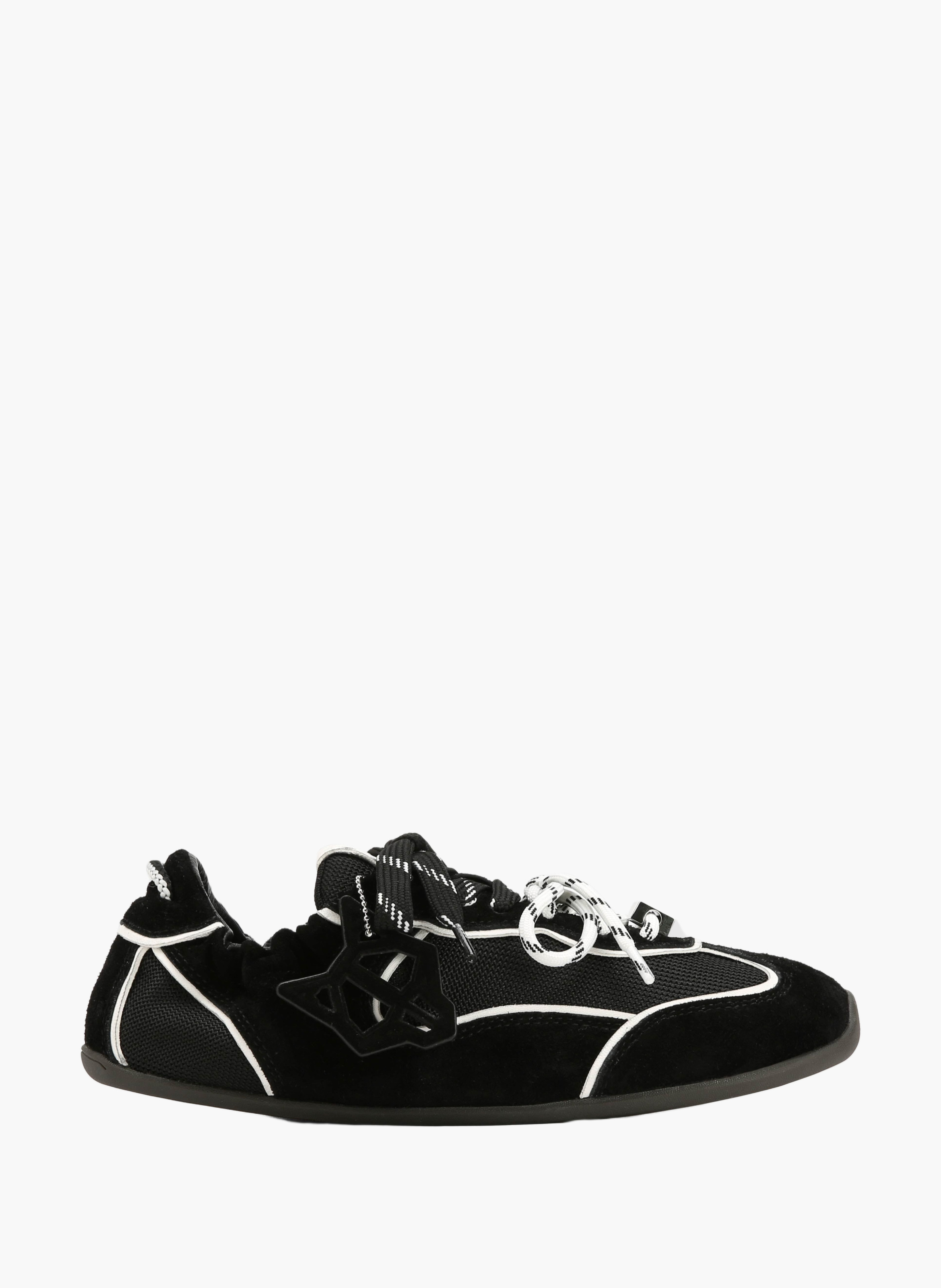 Soul-sneakers van suède met harig effect NAKED WOLFE Zwart