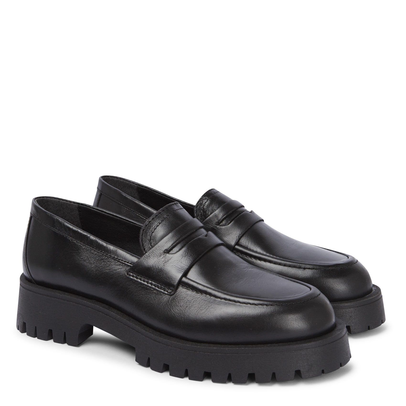 Leren mocassins LA FEE MARABOUTEE Zwart
