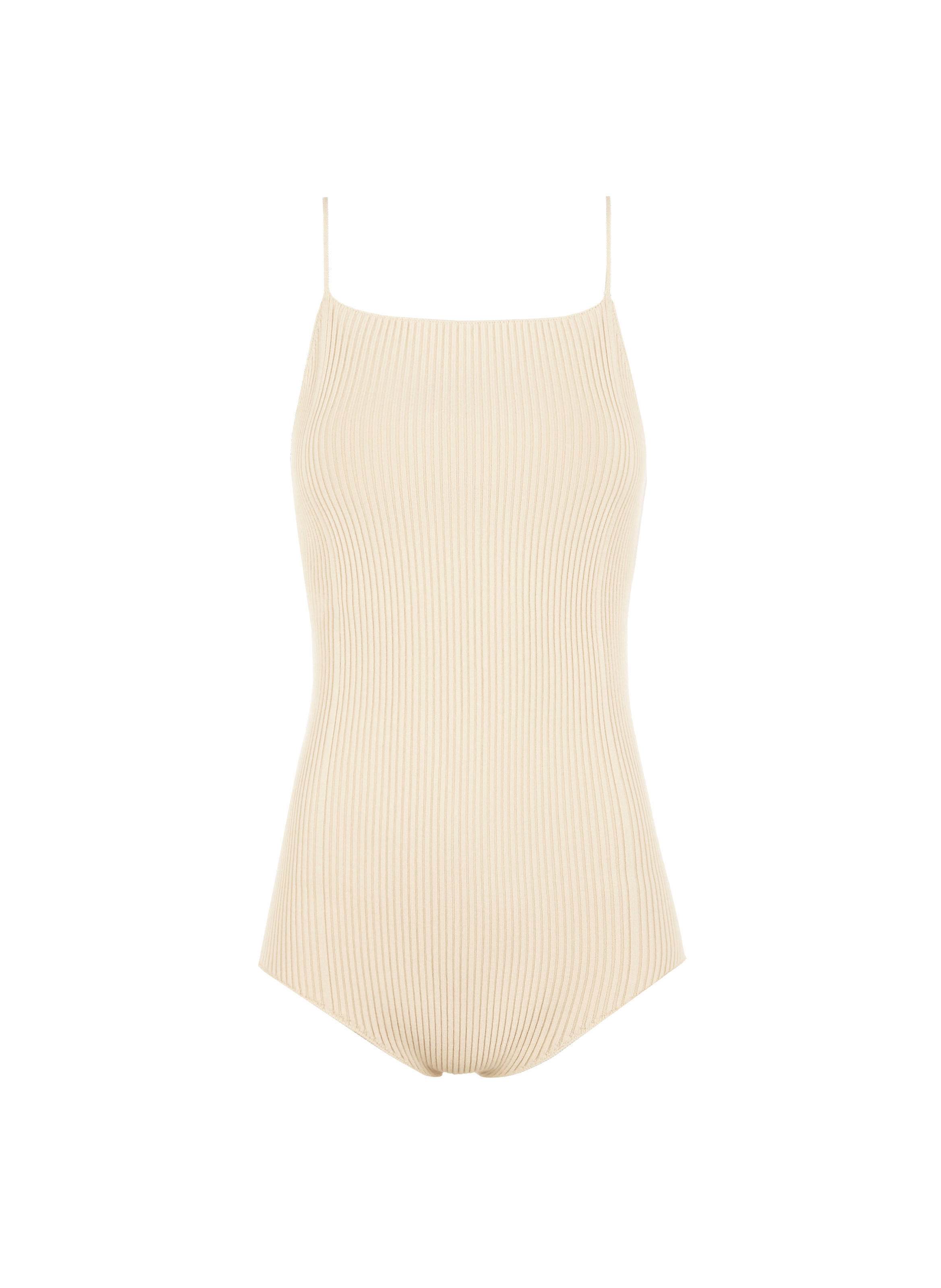 AERON Body en maille côtelé Beige
