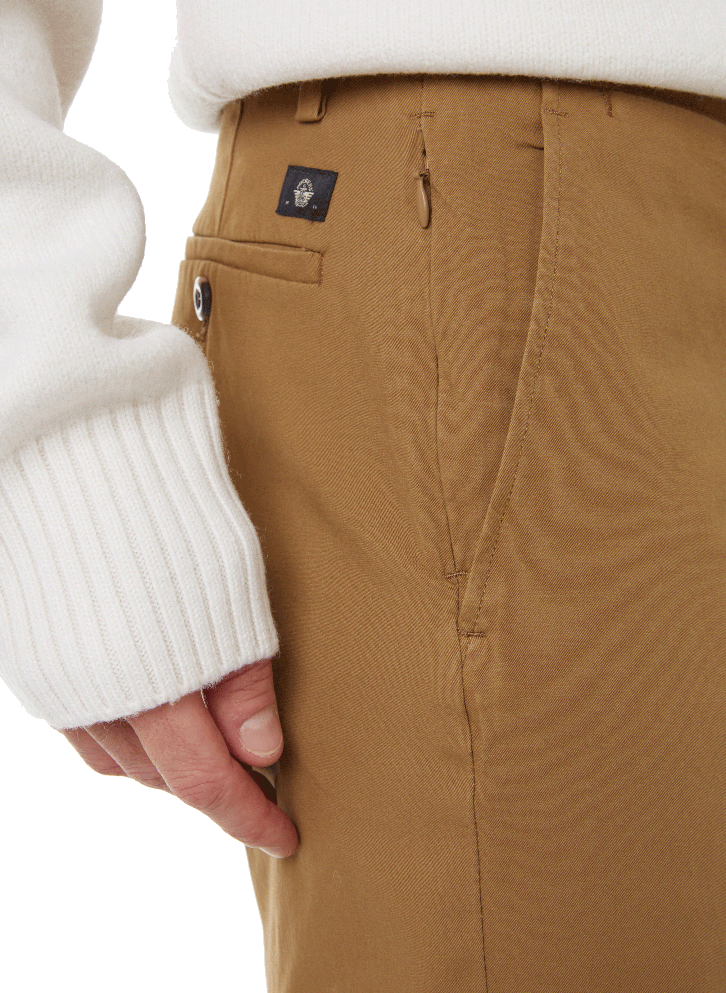 Slim-fit cotton chinos DOCKERS Brown