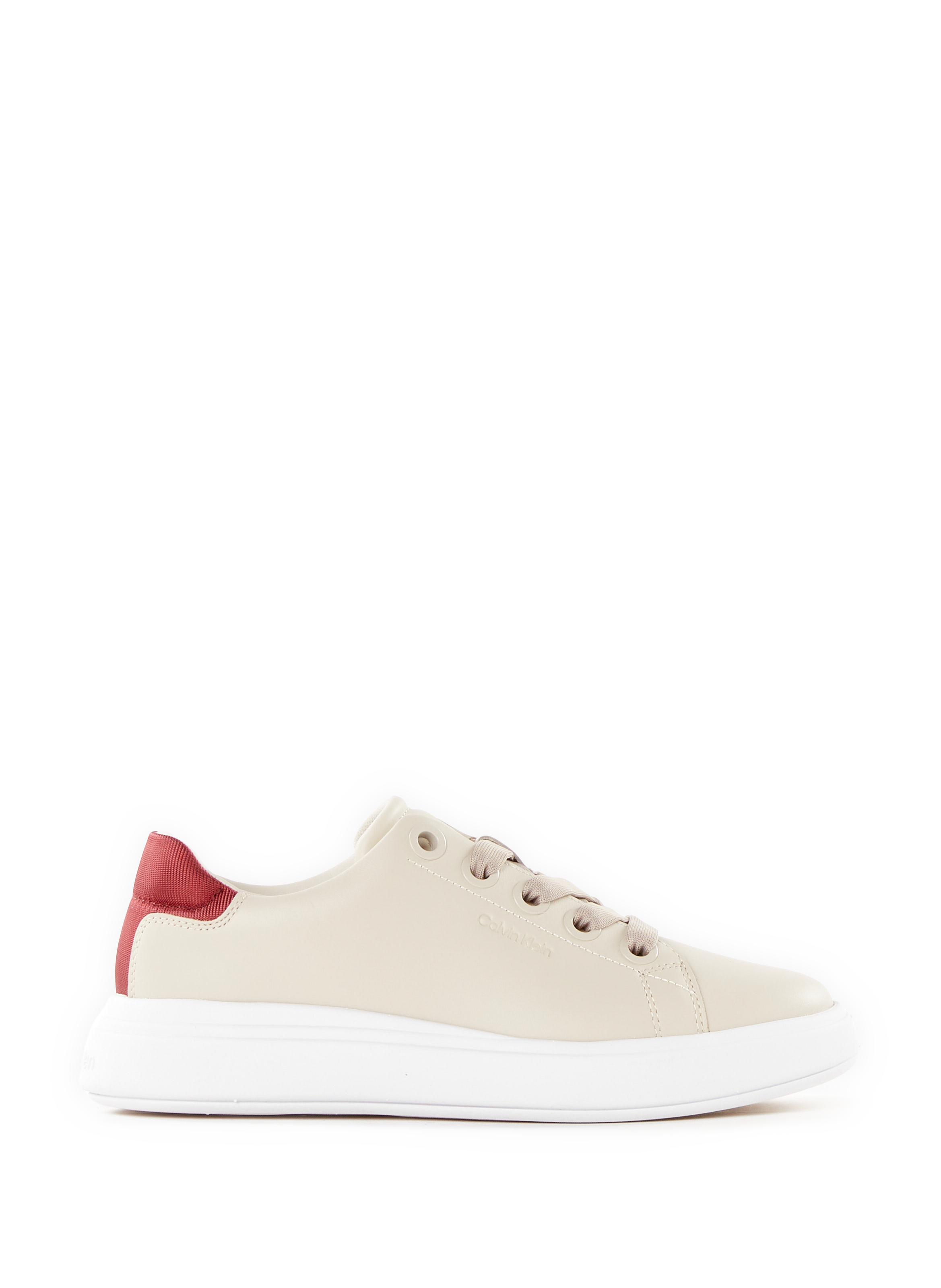 CALVIN KLEIN Baskets en cuir  Beige