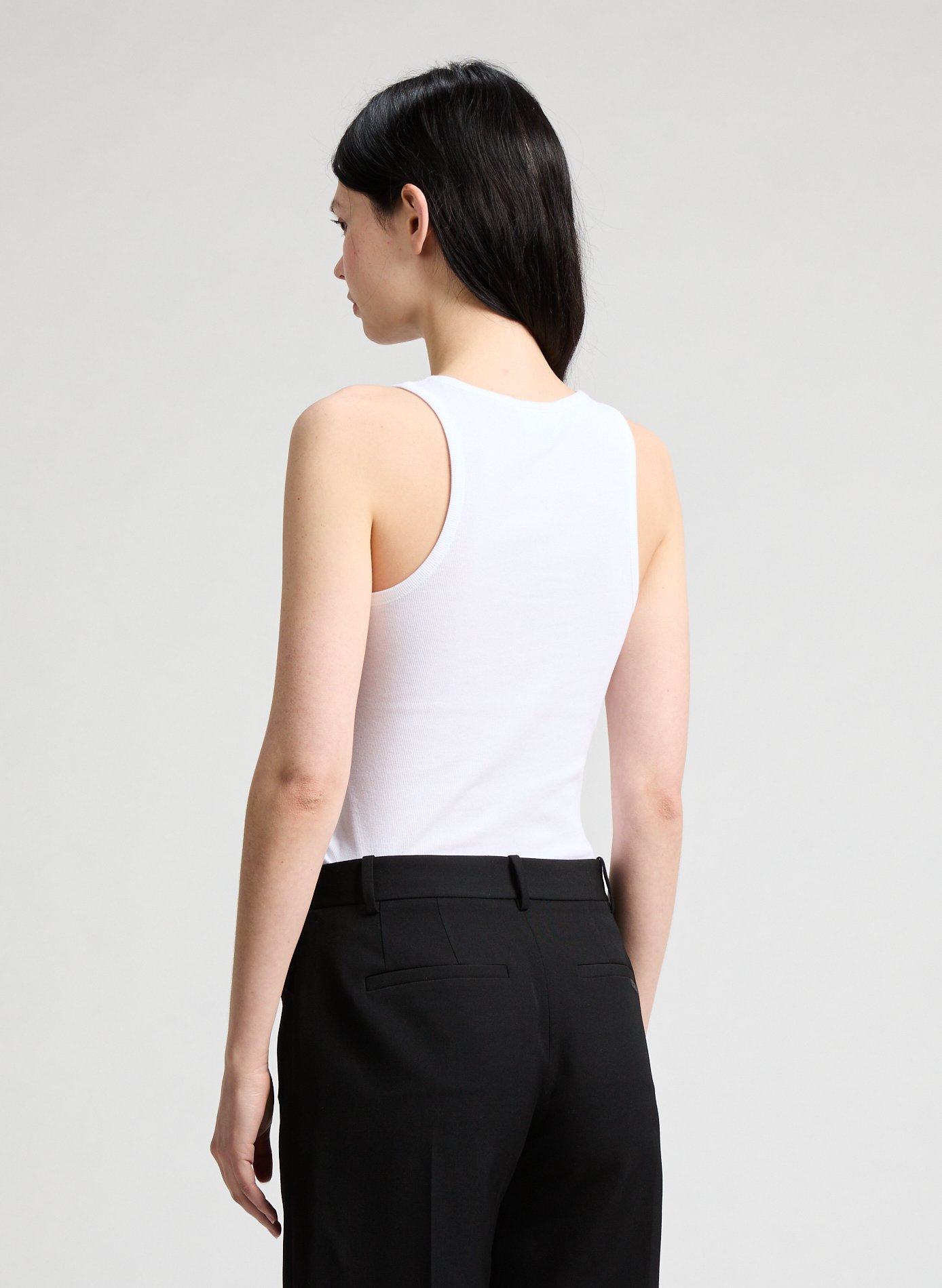 Cotton Top GANNI White