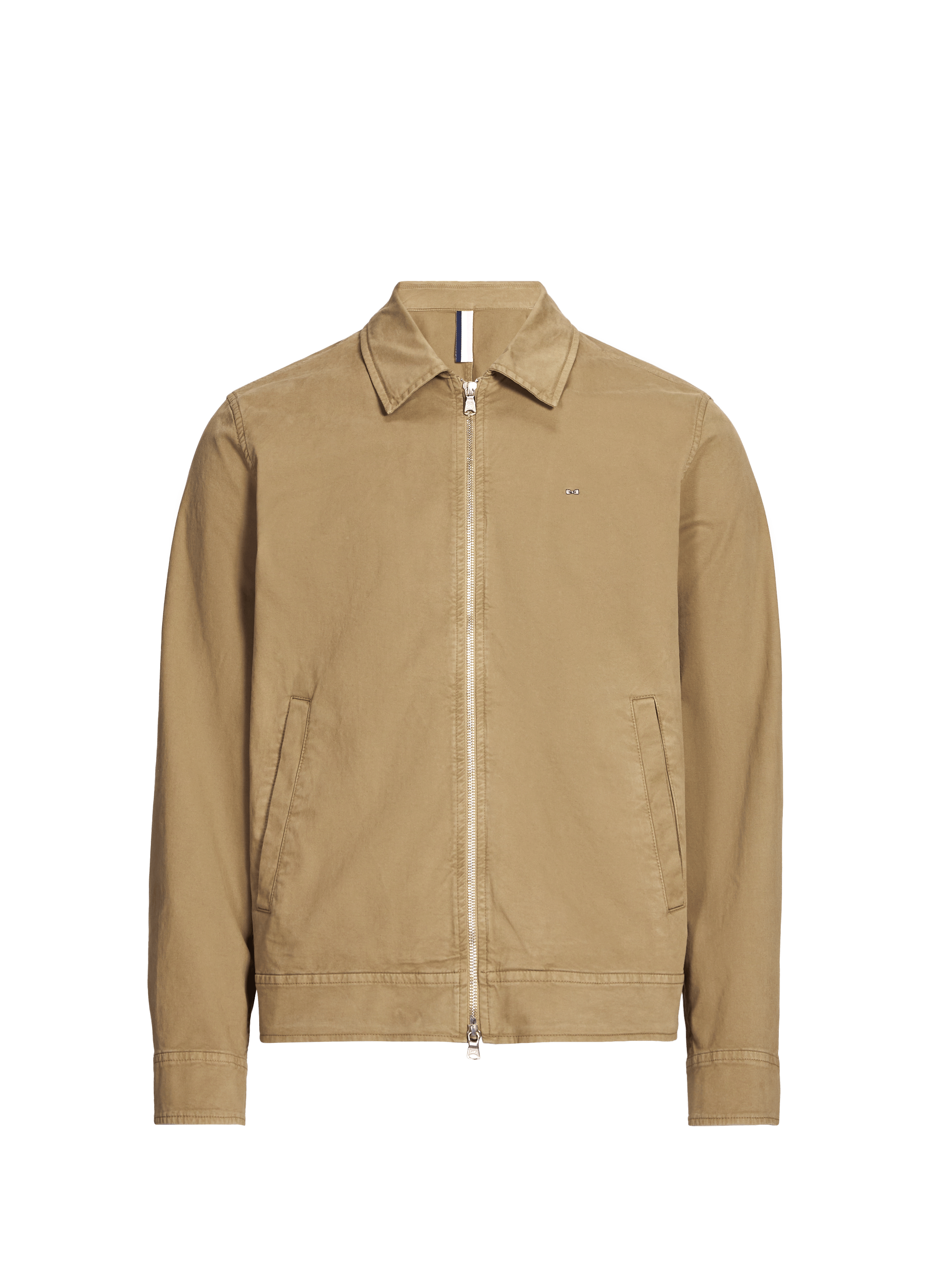 Straight cotton-blend jacket EDEN PARK Khaki
