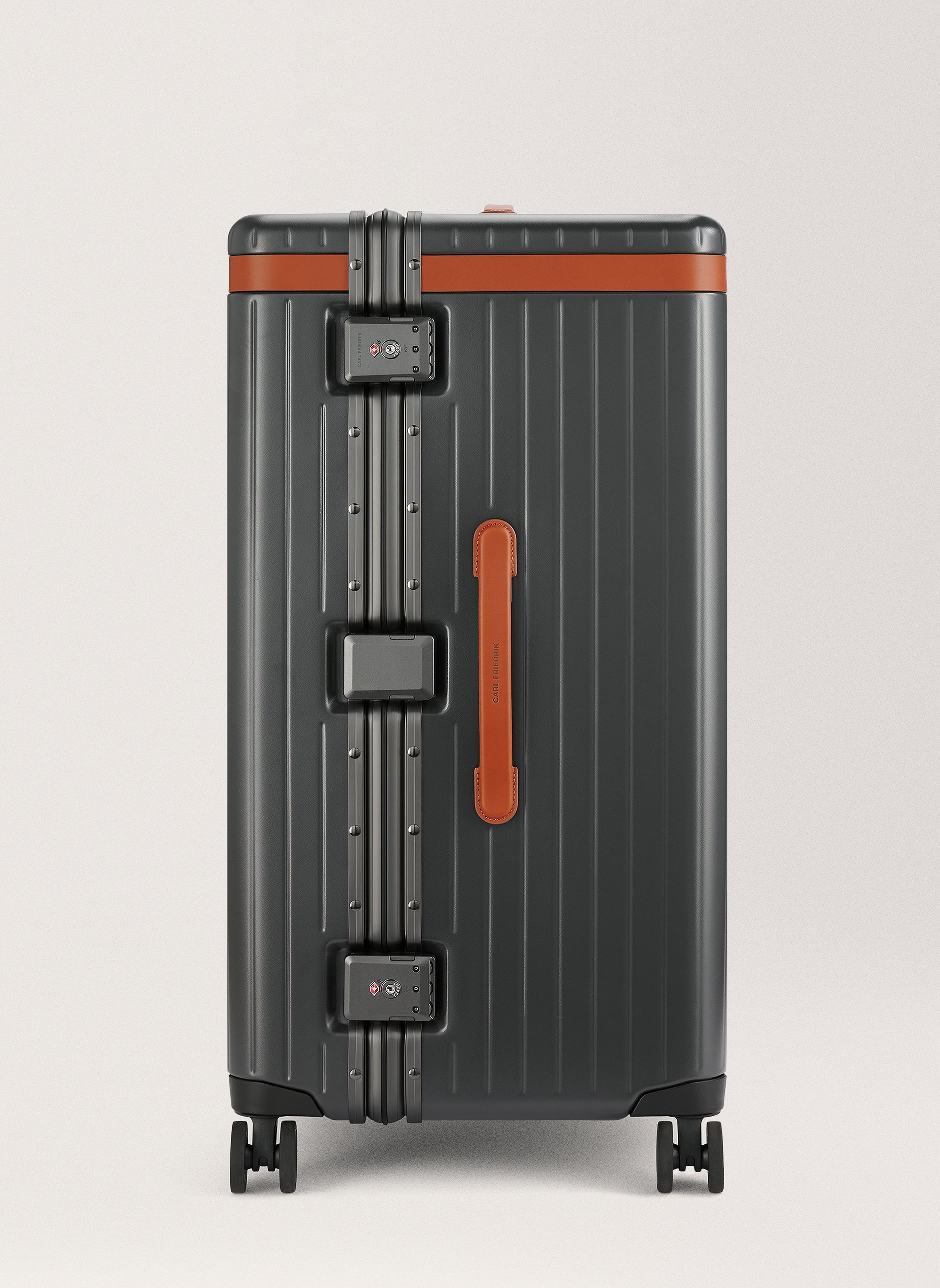 Valise 'trunk' en polycarbonate CARL FRIEDRIK Gris