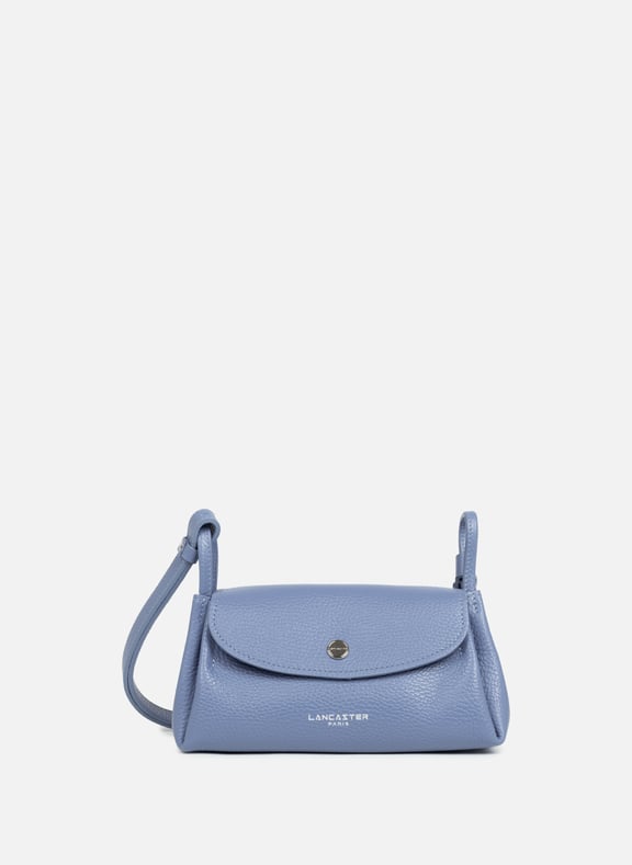 Petit sac trotteur - accordéon double Bleu by LANCASTER LANCASTER Petit sac trotteur - accordéon double Bleu