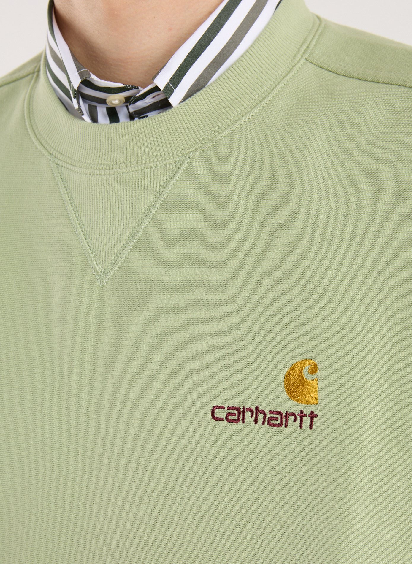 Sweatshirt ample en coton mélangé CARHARTT WIP Vert
