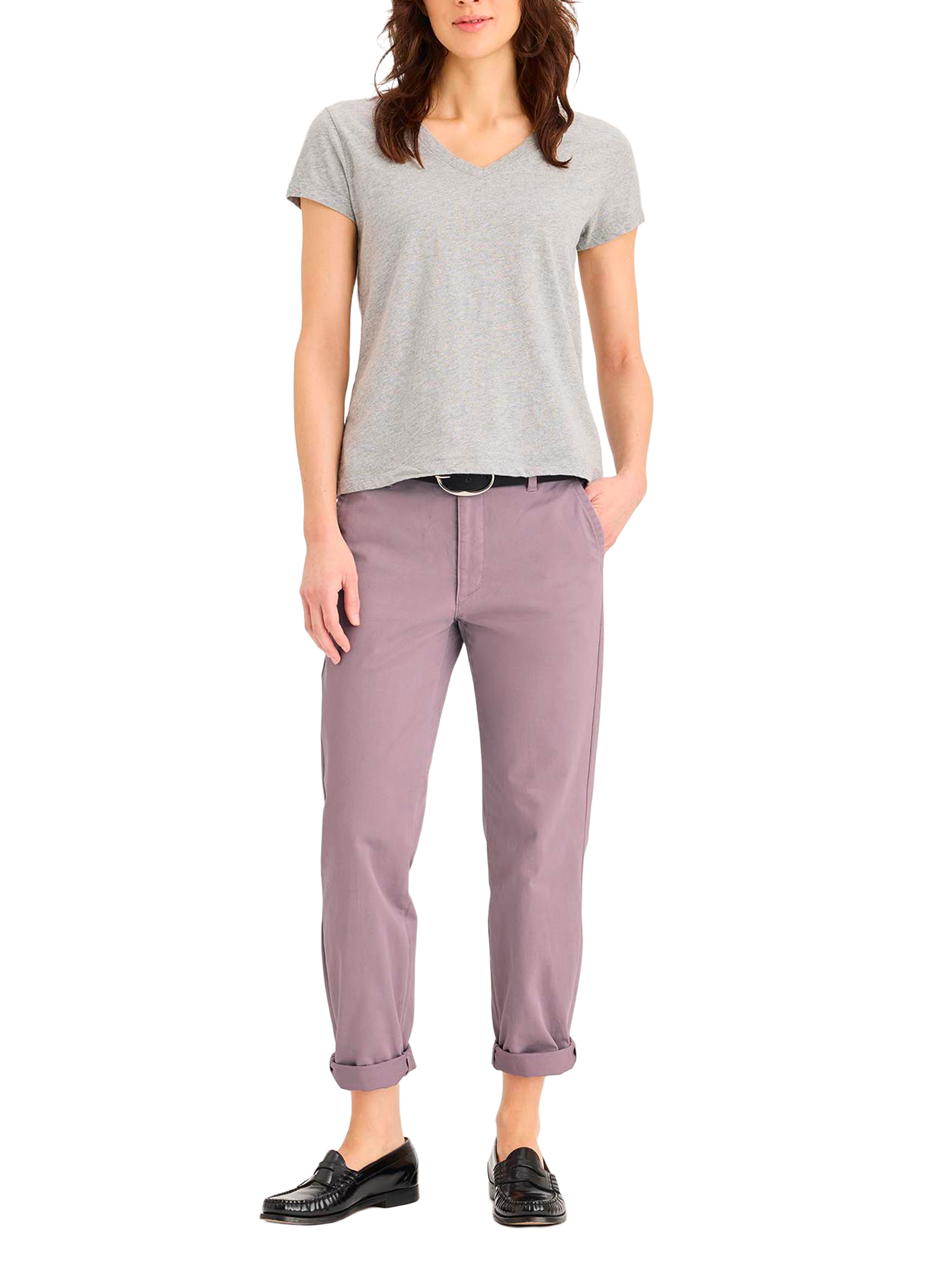 Pantalon en coton DOCKERS Violet