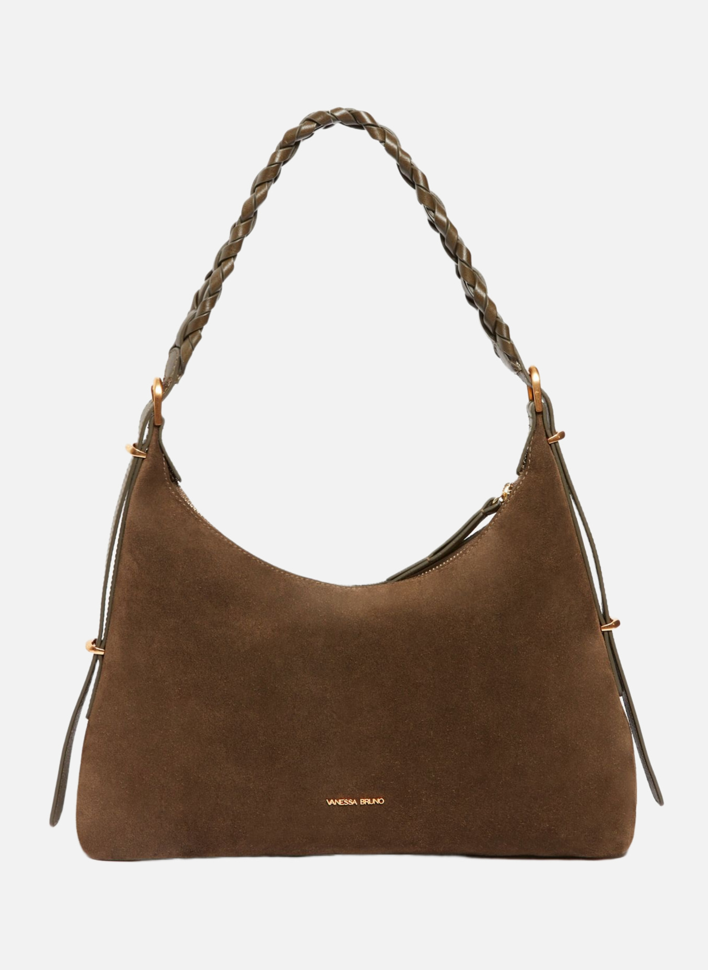 Petit sac hobo jess en cuir velours VANESSA BRUNO