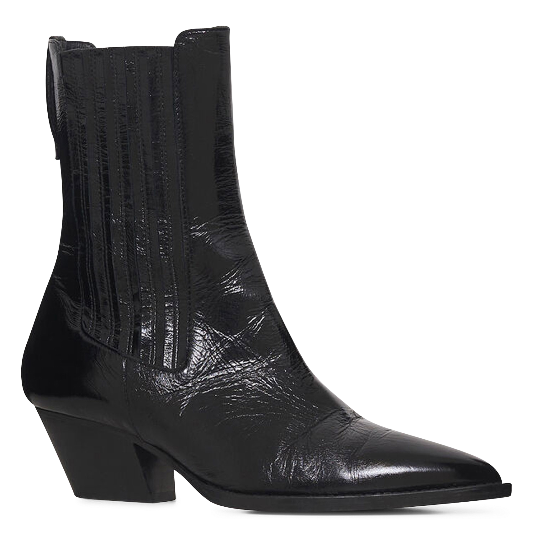 Bottines en cuir mazolafitlw IRO Noir