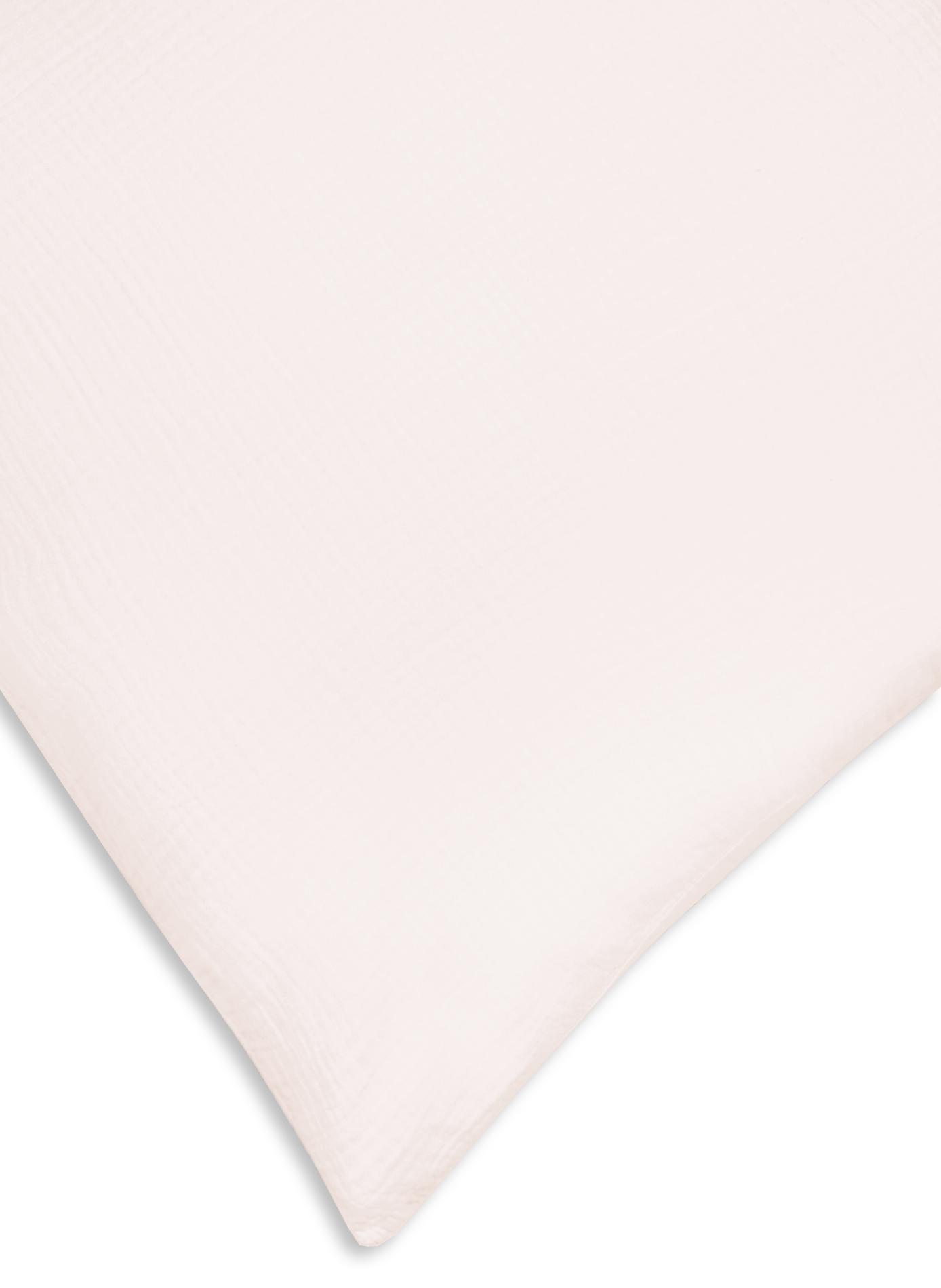 Taie d'oreiller en gaze de coton biologique AU PRINTEMPS PARIS Rose