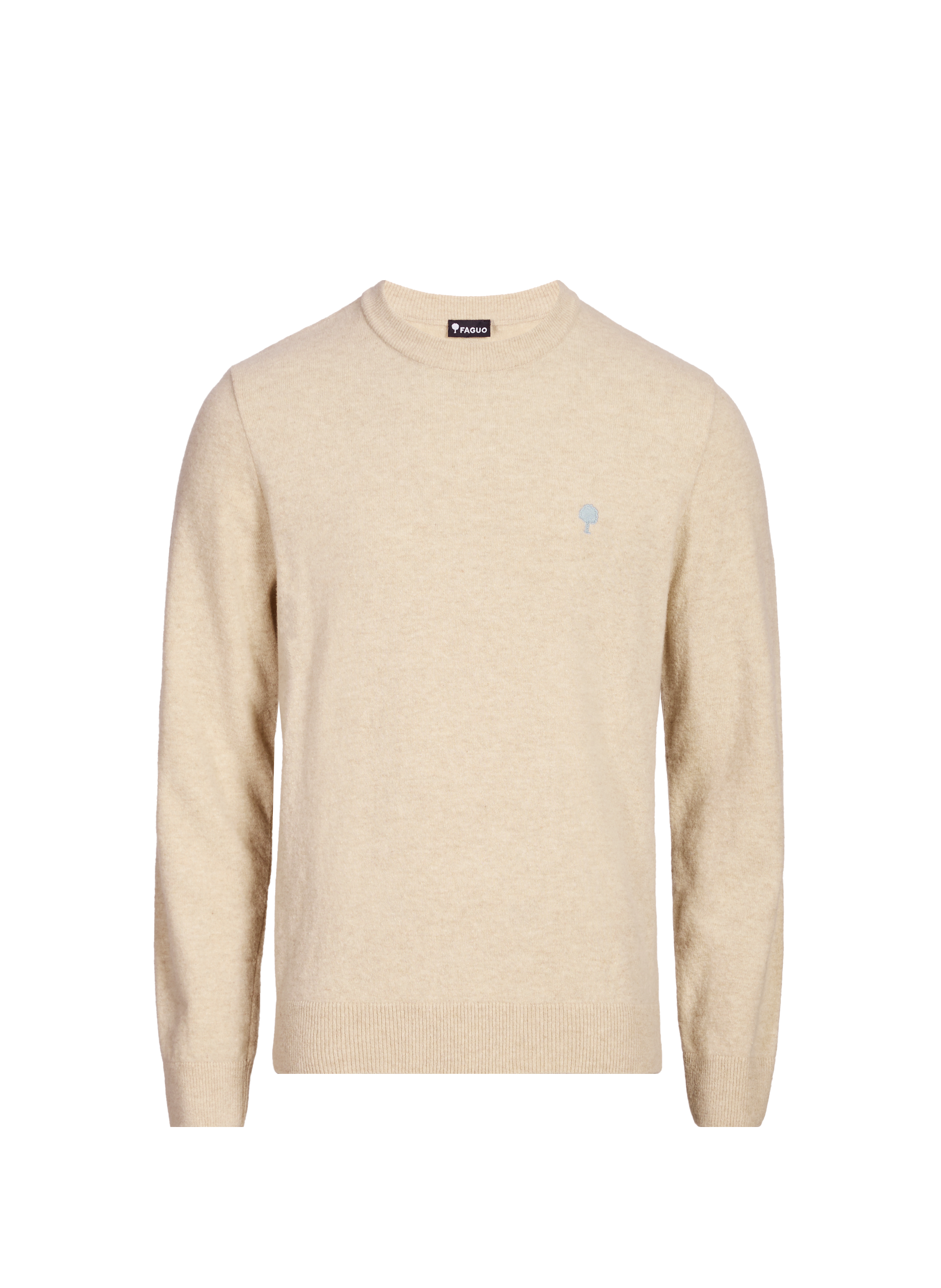 Crew-neck jumper FAGUO Beige
