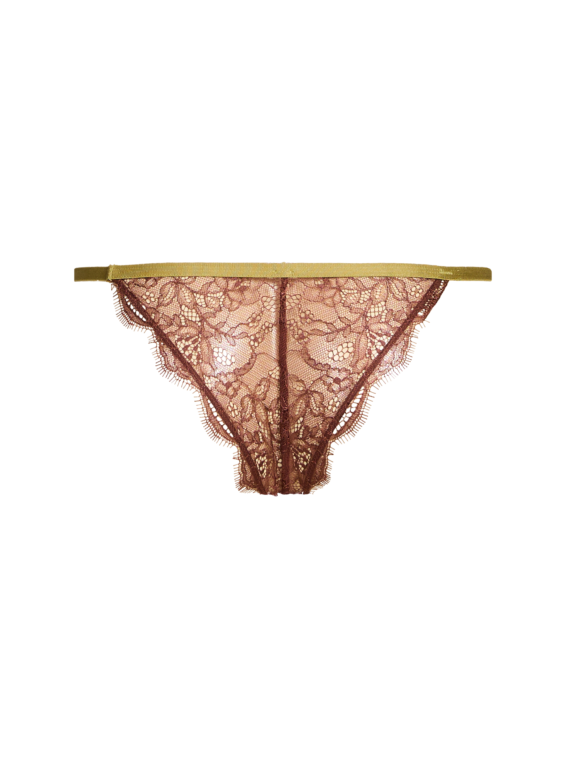 Culotte échancrée en dentelle LOVE STORIES Rose