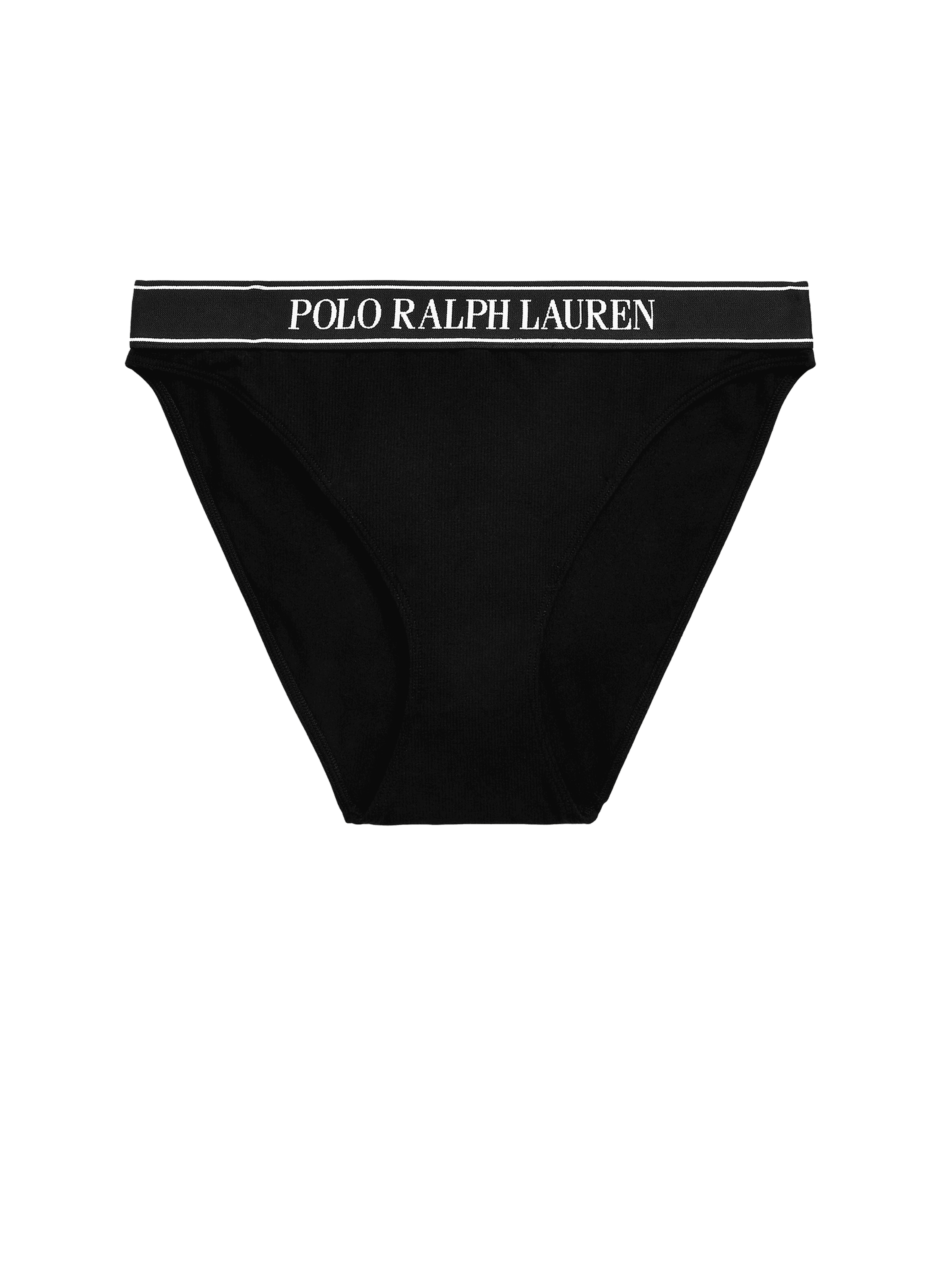 POLO RALPH LAUREN Logo cotton blend culottes Black