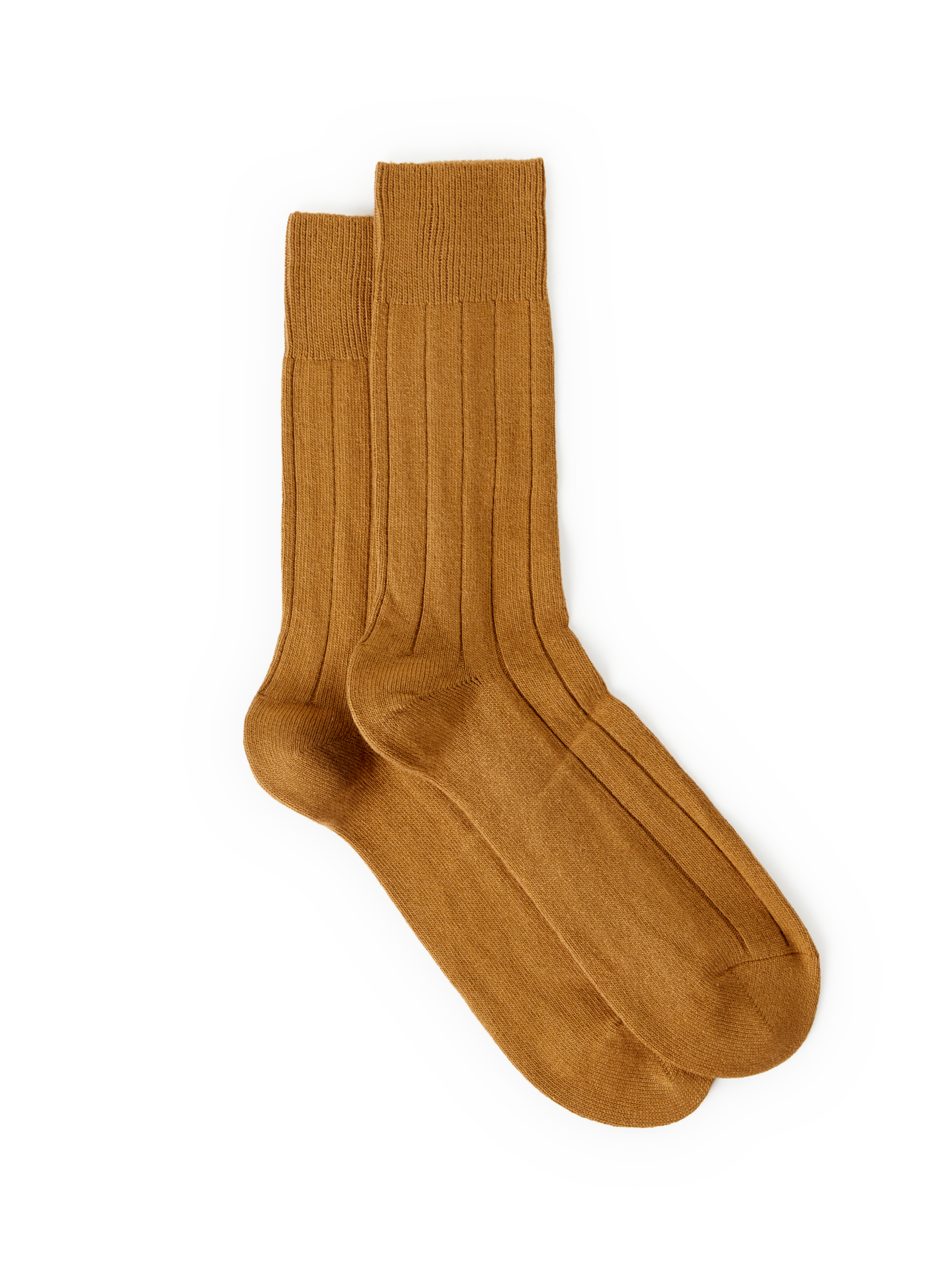 FALKE Chaussettes mi-hautes en laine et cachemire mélangés  Marron