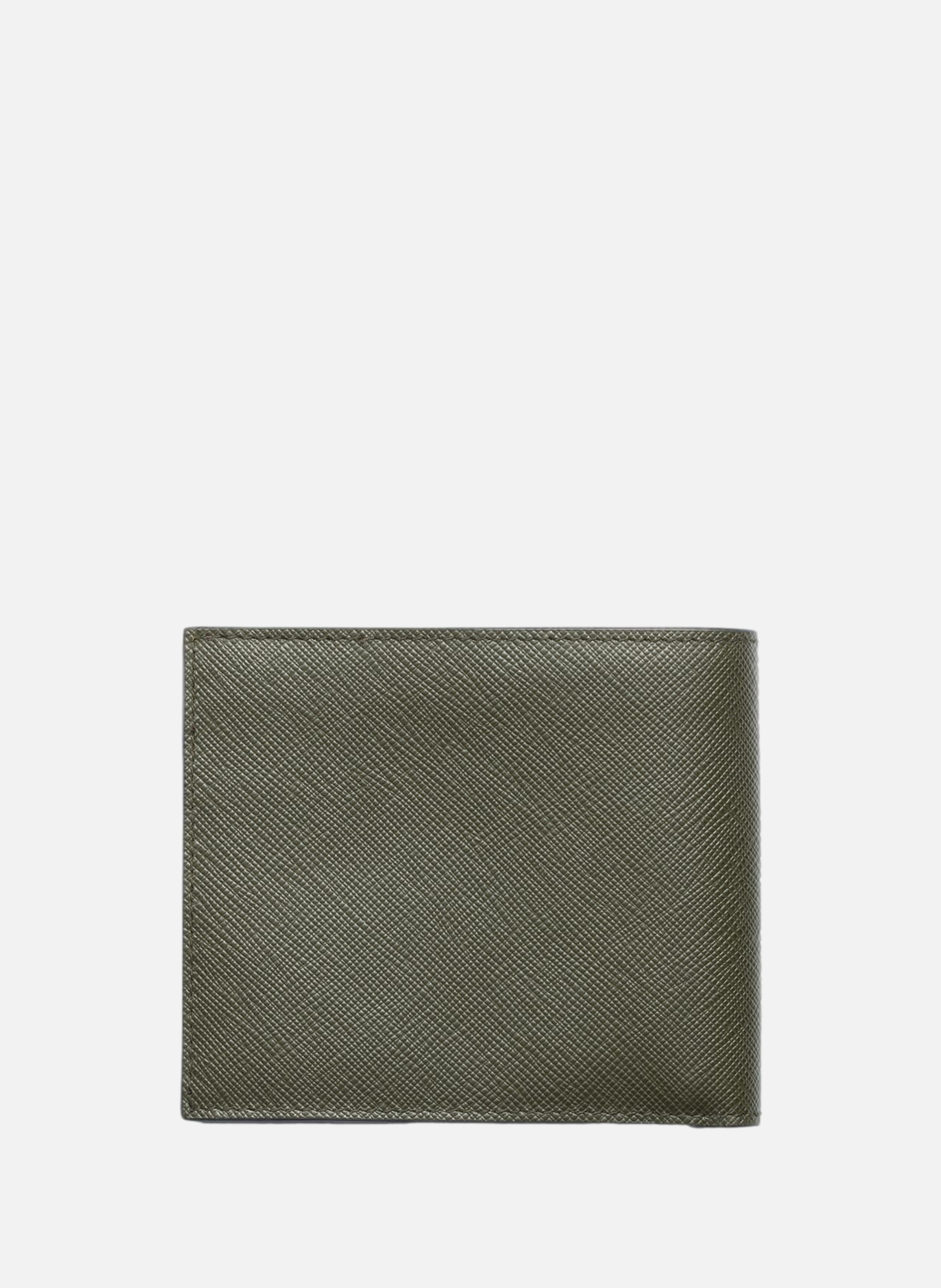 Portefeuille en cuir PRADA Vert