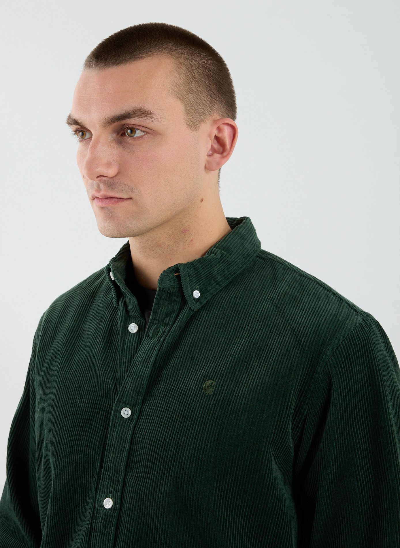 Chemise en velours côtelé CARHARTT WIP Vert