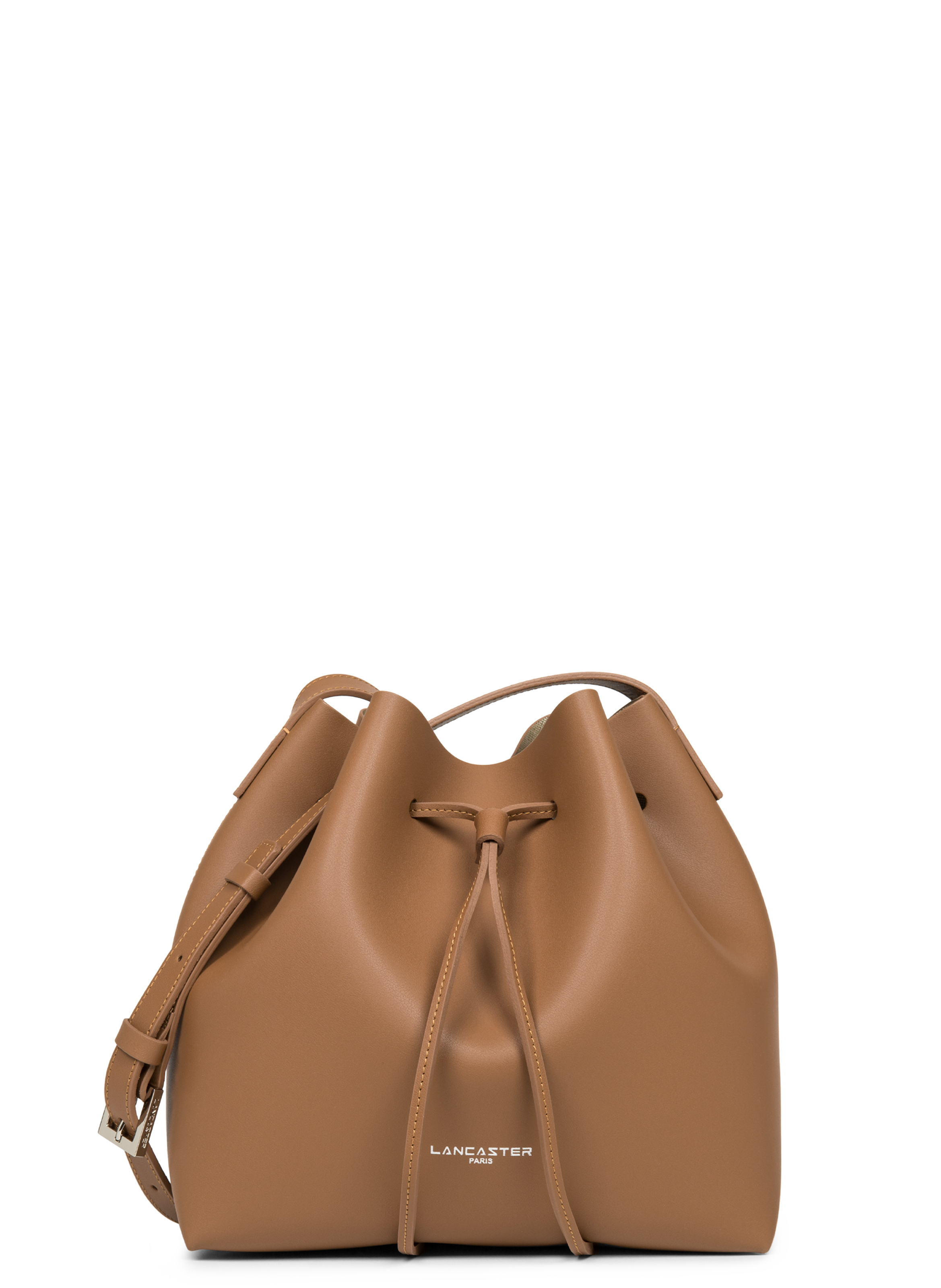 LANCASTER Grand sac bourse - pur & element city Marron