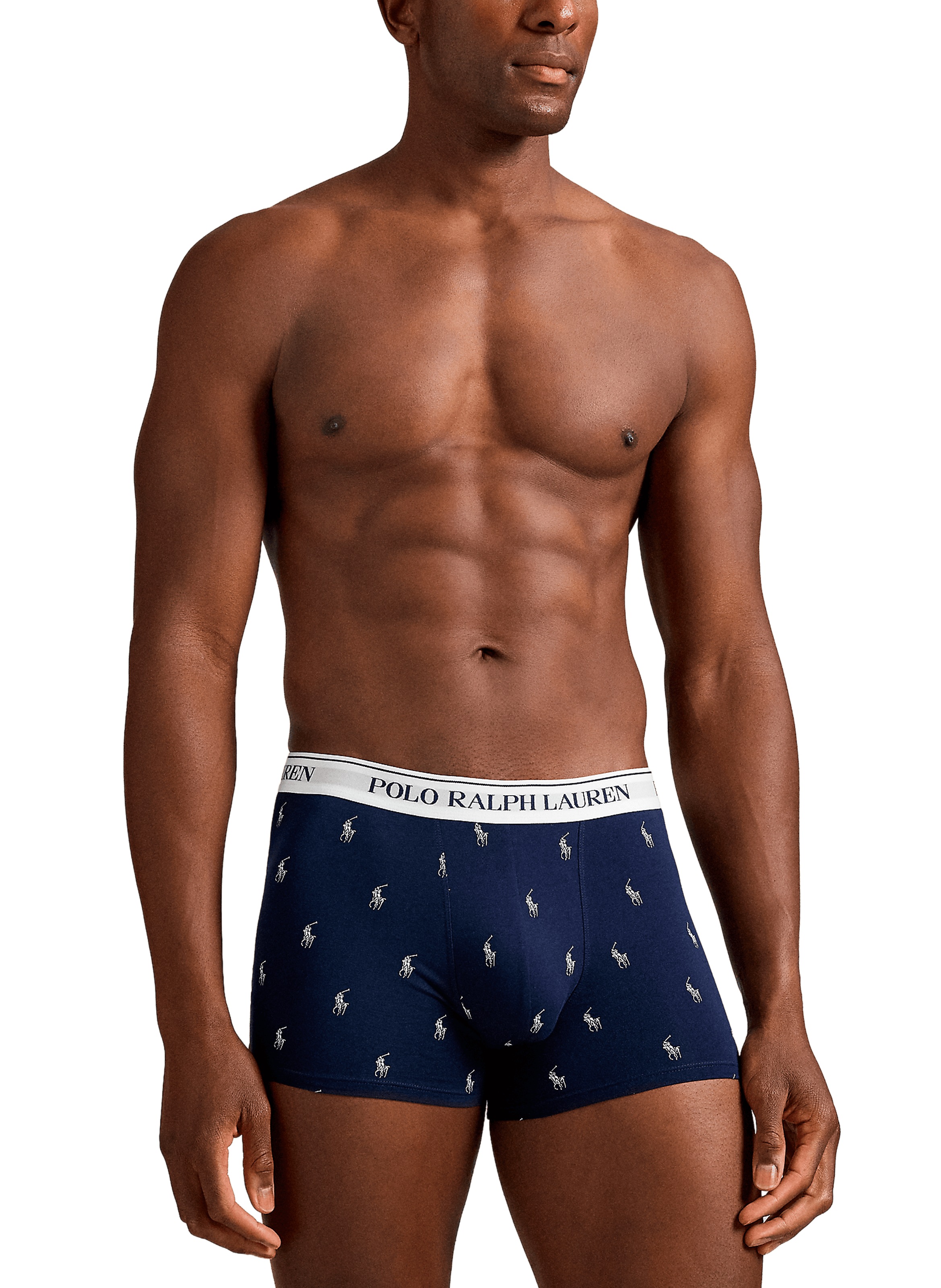 Lot de 3 boxers en coton Bleu